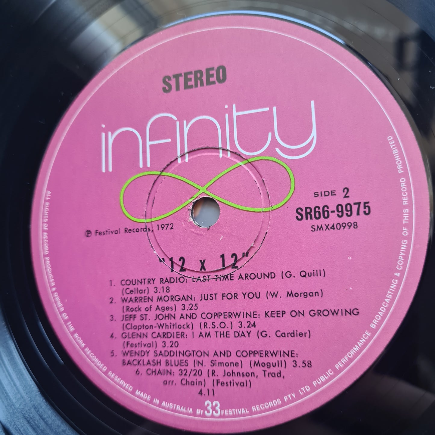 Various – 12 X 12 : Great Artists, Great Hits (Australian Artist Compilation) - 1972 - Vinyl Record LP
