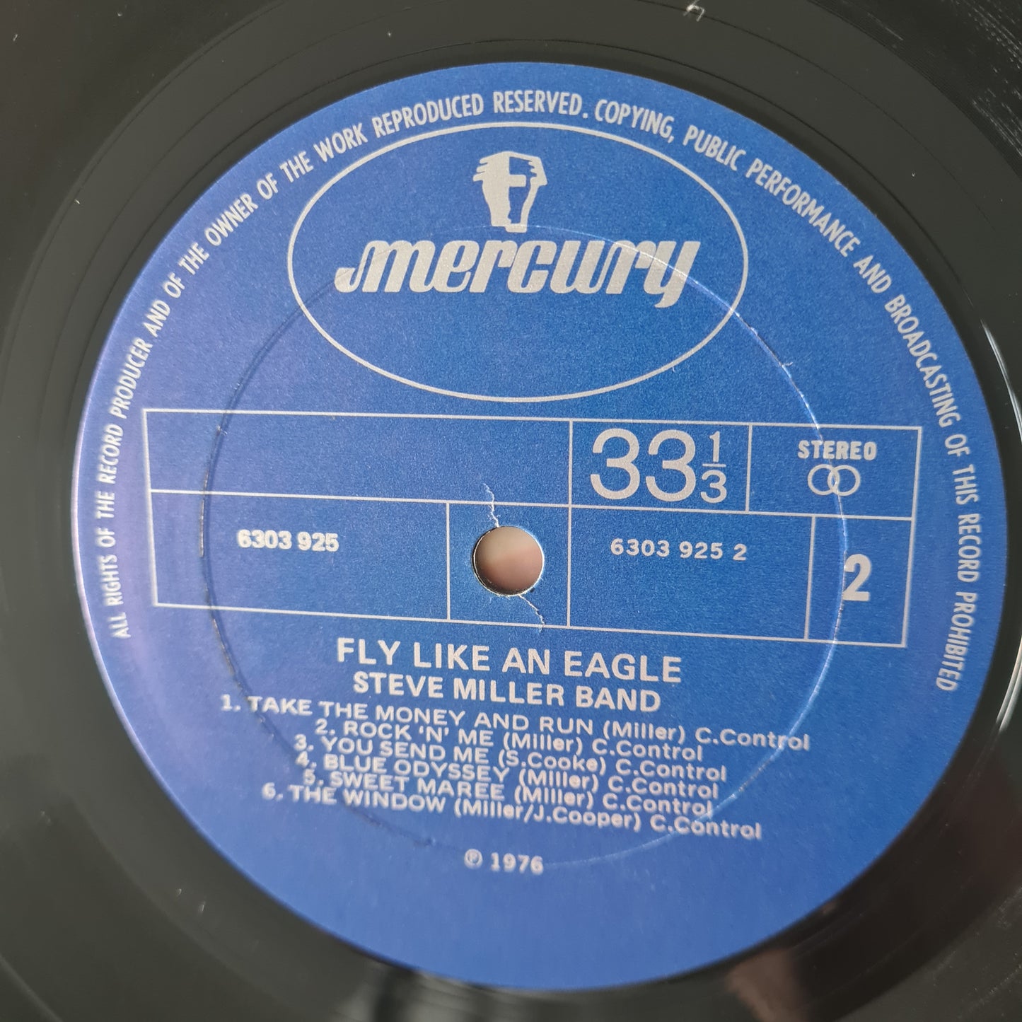 Steve Miller Band – Fly Like An Eagle - 1976 - Vinyl Record LP