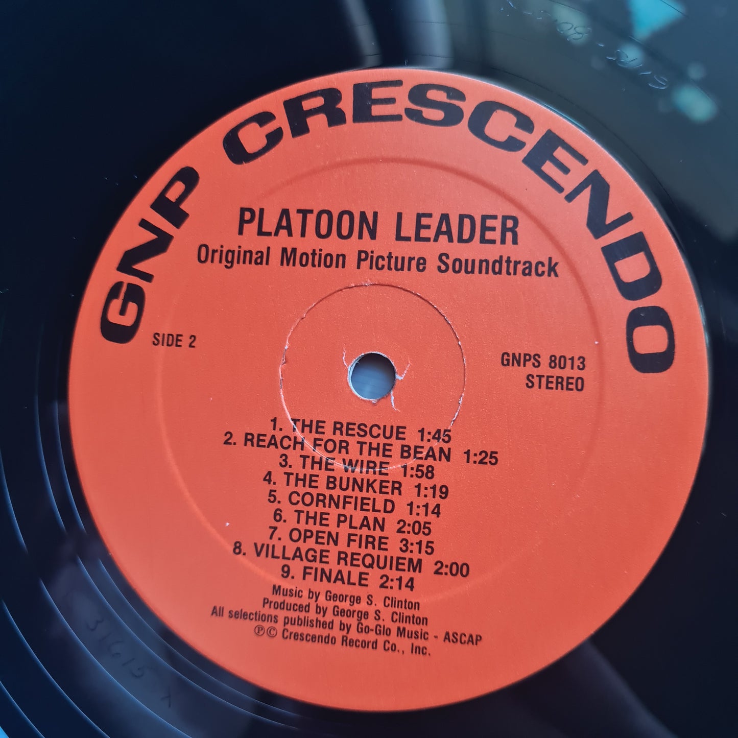 George S. Clinton – Platoon Leader (Original Motion Picture Soundtrack) - 1988 (USA Pressing) - Vinyl Record LP