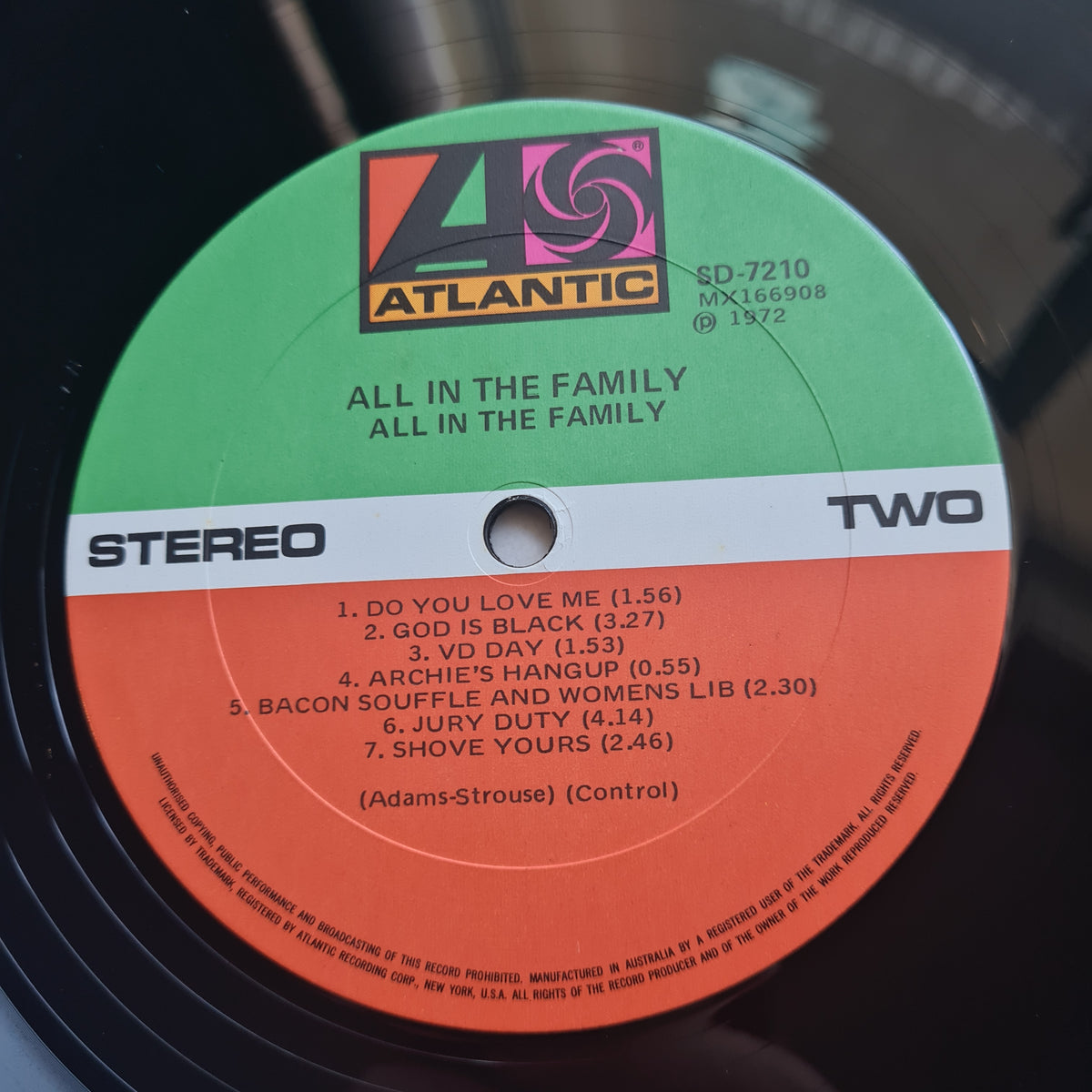 All In The Family Cast – All In The Family - 1971 (1972 Australian Pressing) - Vinyl Record LP