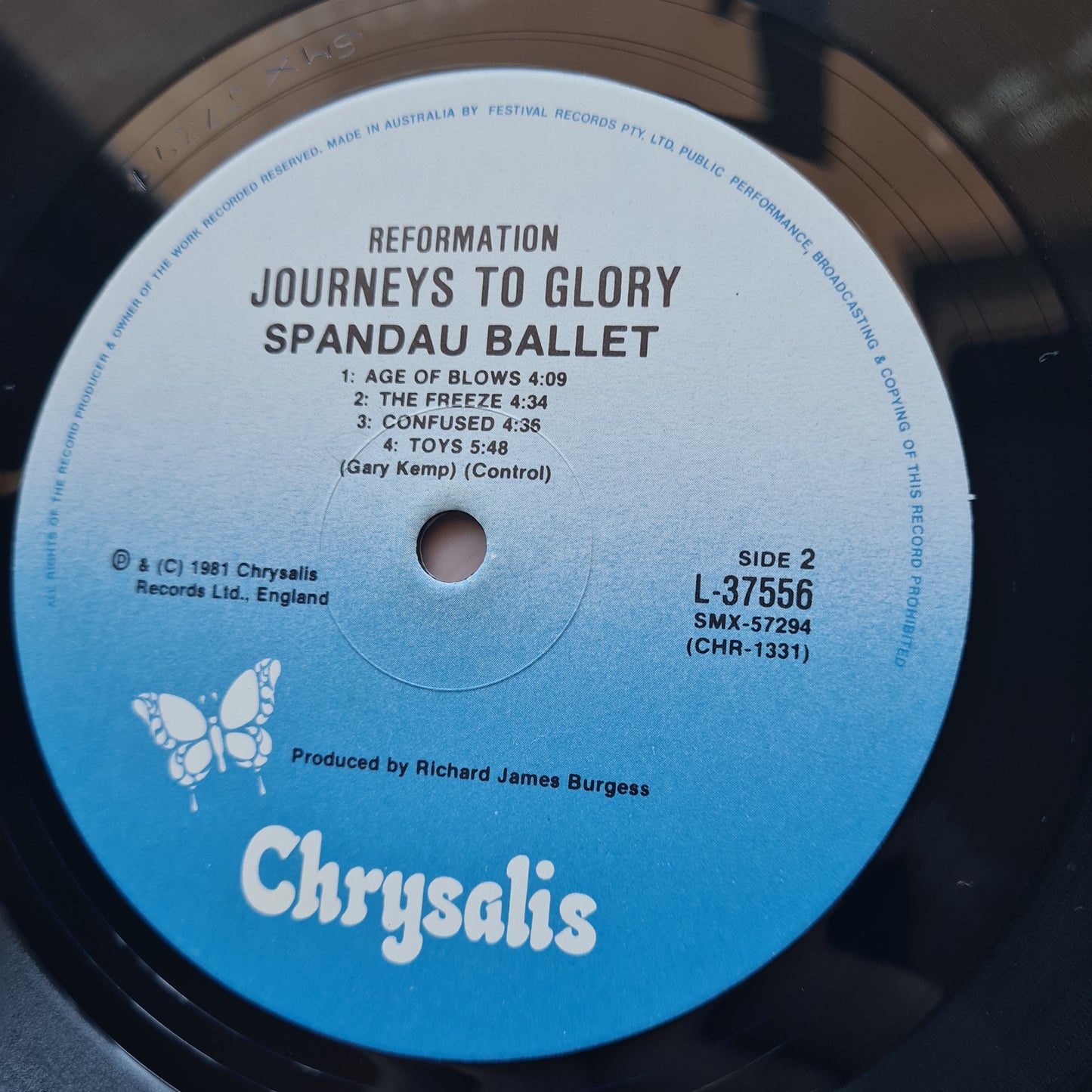 Spandau Ballet - Journeys To Glory (Debut Album) - 1981 - Vinyl Record LP