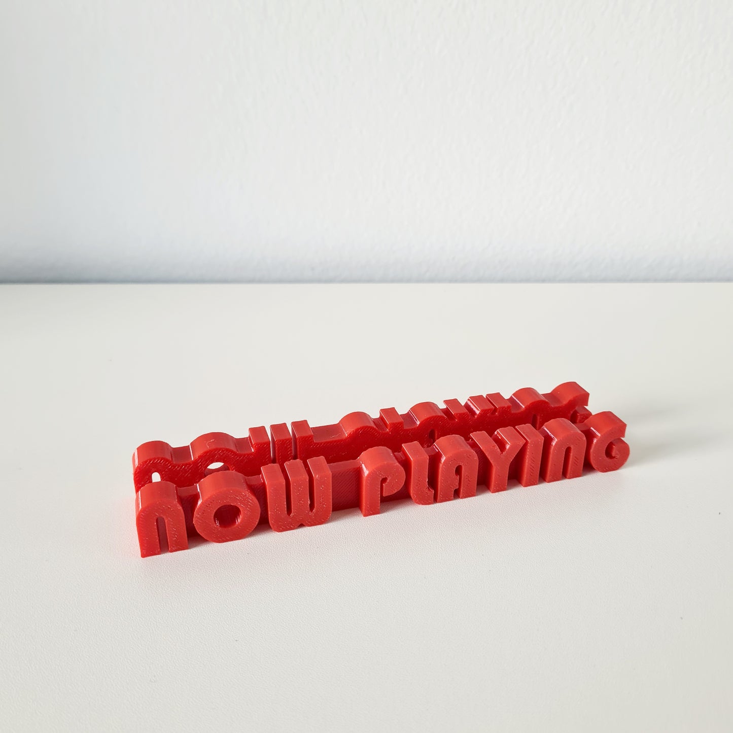 Now Playing CD Stand – Stylish Red Display Holder for CD Cases - Free Postage