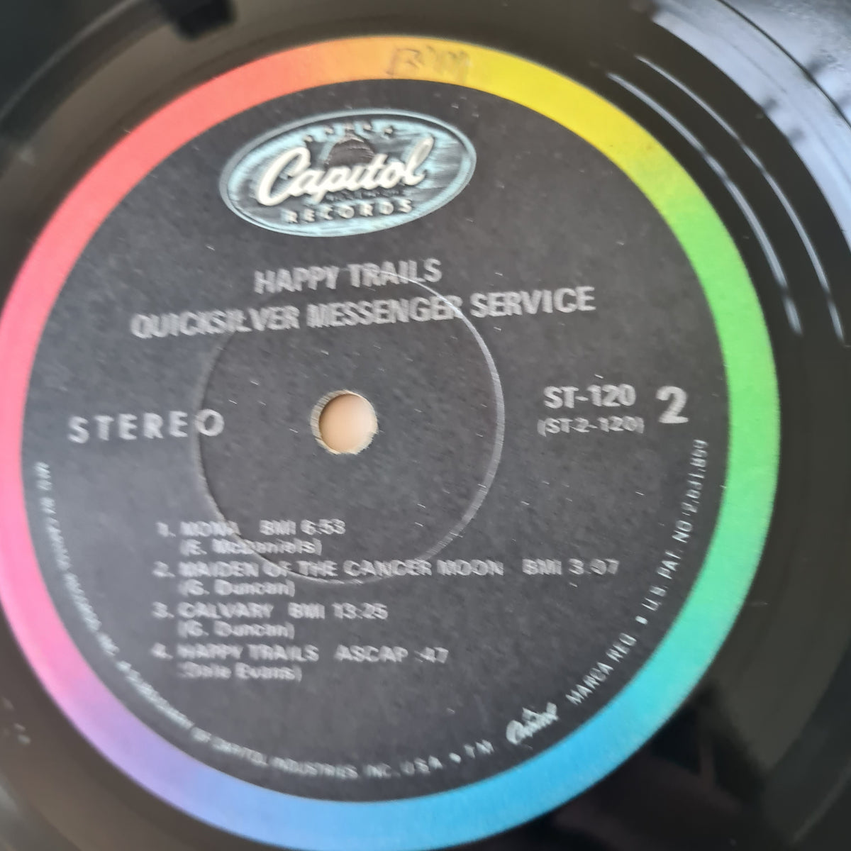 Quicksilver Messenger Service – Happy Trails - 1969 (USA Pressing) - Vinyl Record LP