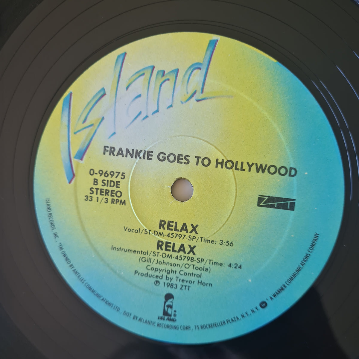 Frankie Goes To Hollywood – Relax (Extended, Instrumental & 7" Mix) - 1983 (USA Pressing) - Vinyl Record 12" Maxi Single