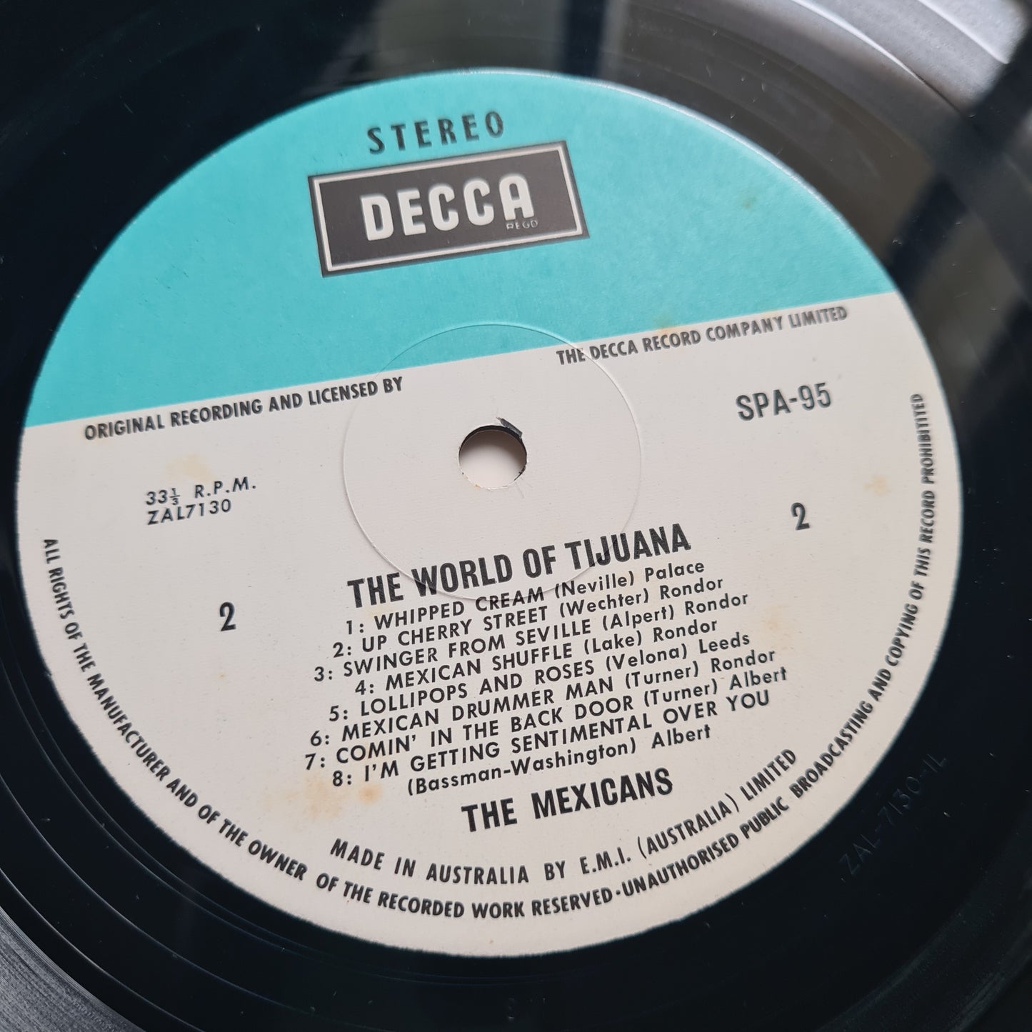 The Mexicans – The World Of Tijuana - 1970 - Vinyl Record LP