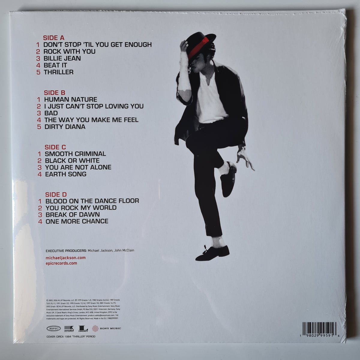 Michael Jackson – Number Ones - 2003 (2026 Worldwide Pressing) - Vinyl Record 2LP by Sound Hound Records