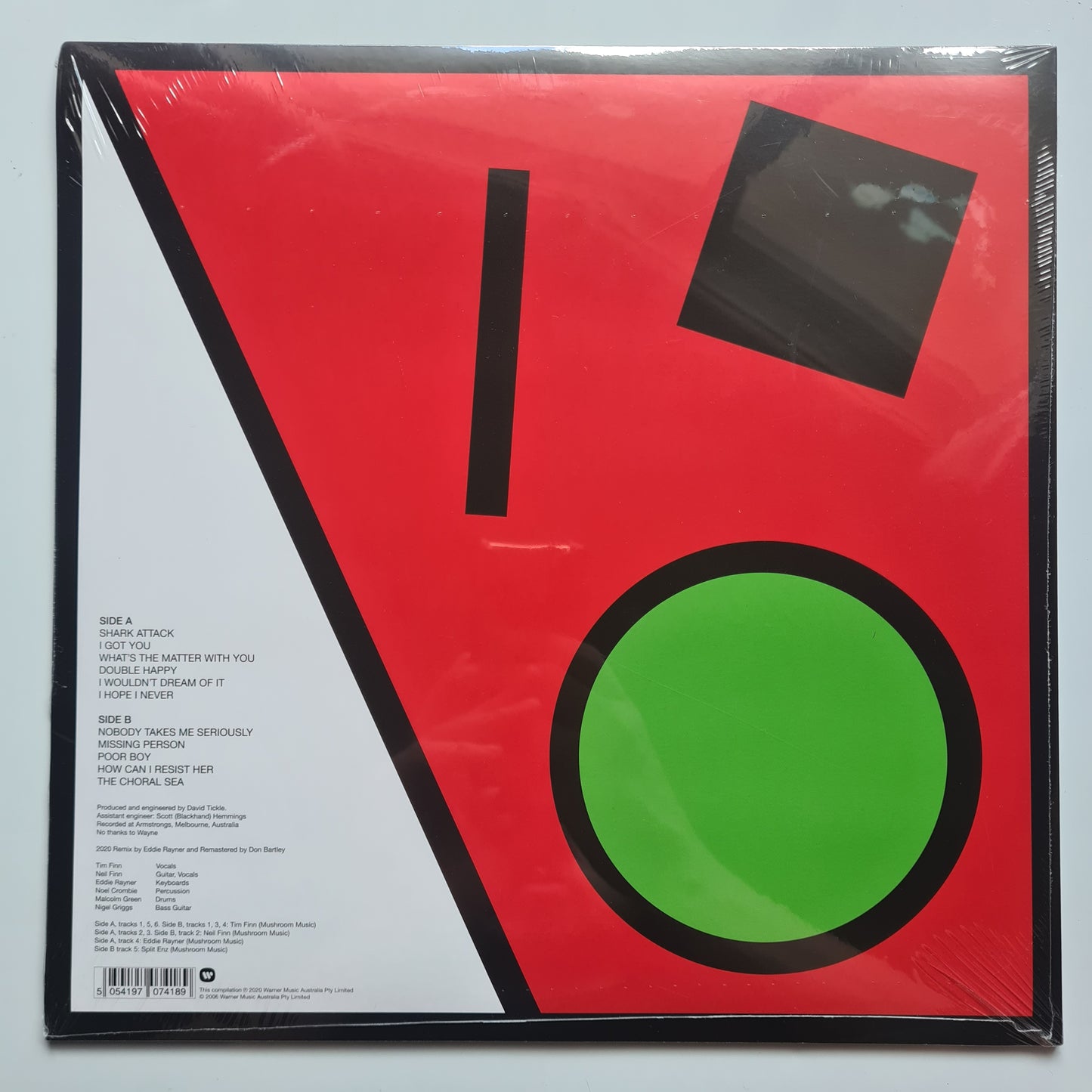 Split Enz – True Colours - 1980 (2020 40th Anniversary Remix Edition, Green Vinyl In Red/Green Sleeve) - Vinyl Record LP (Brand New Sealed)