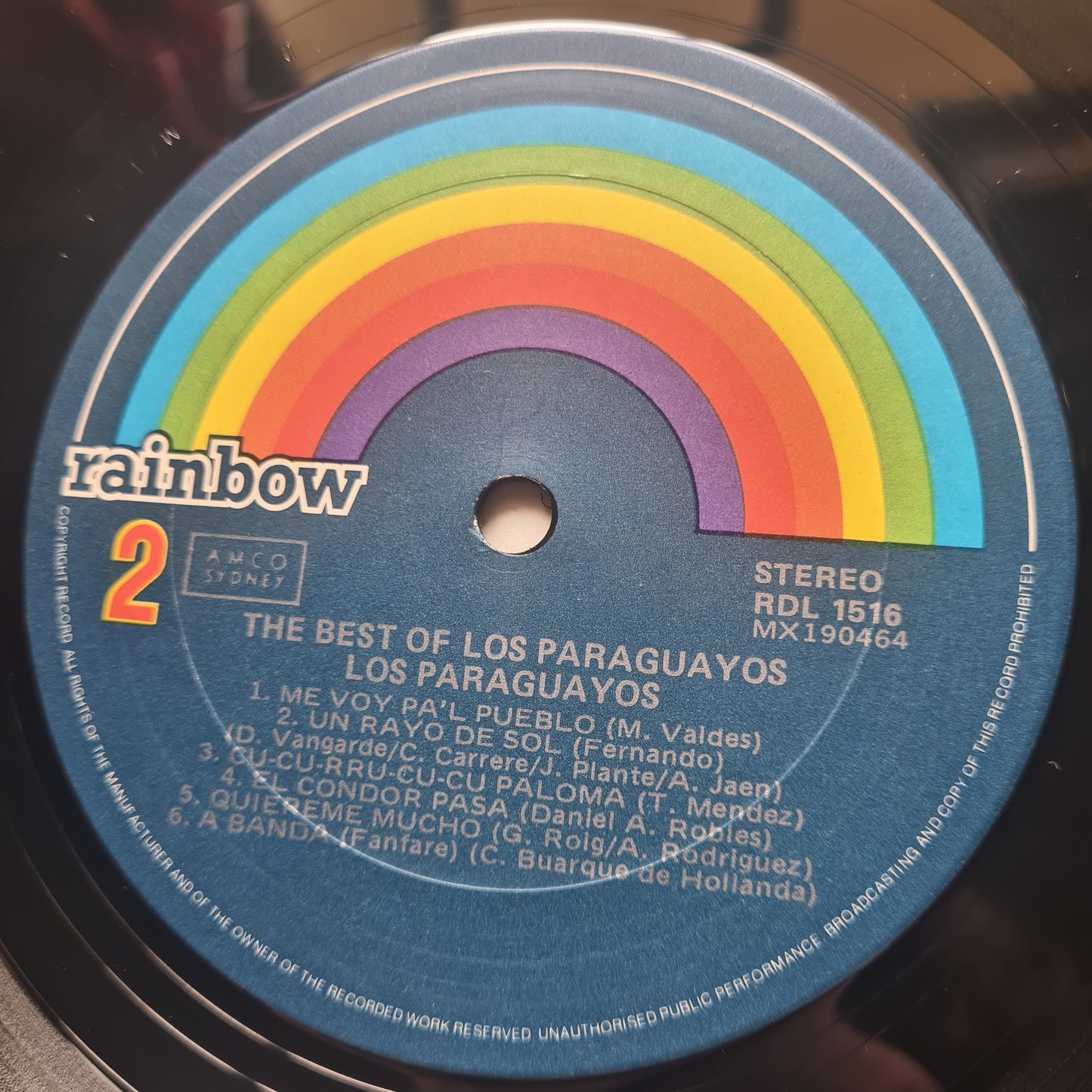 Los Paraguayos– The Best Of Los Paraguayos - 1979 - Vinyl Record LP
