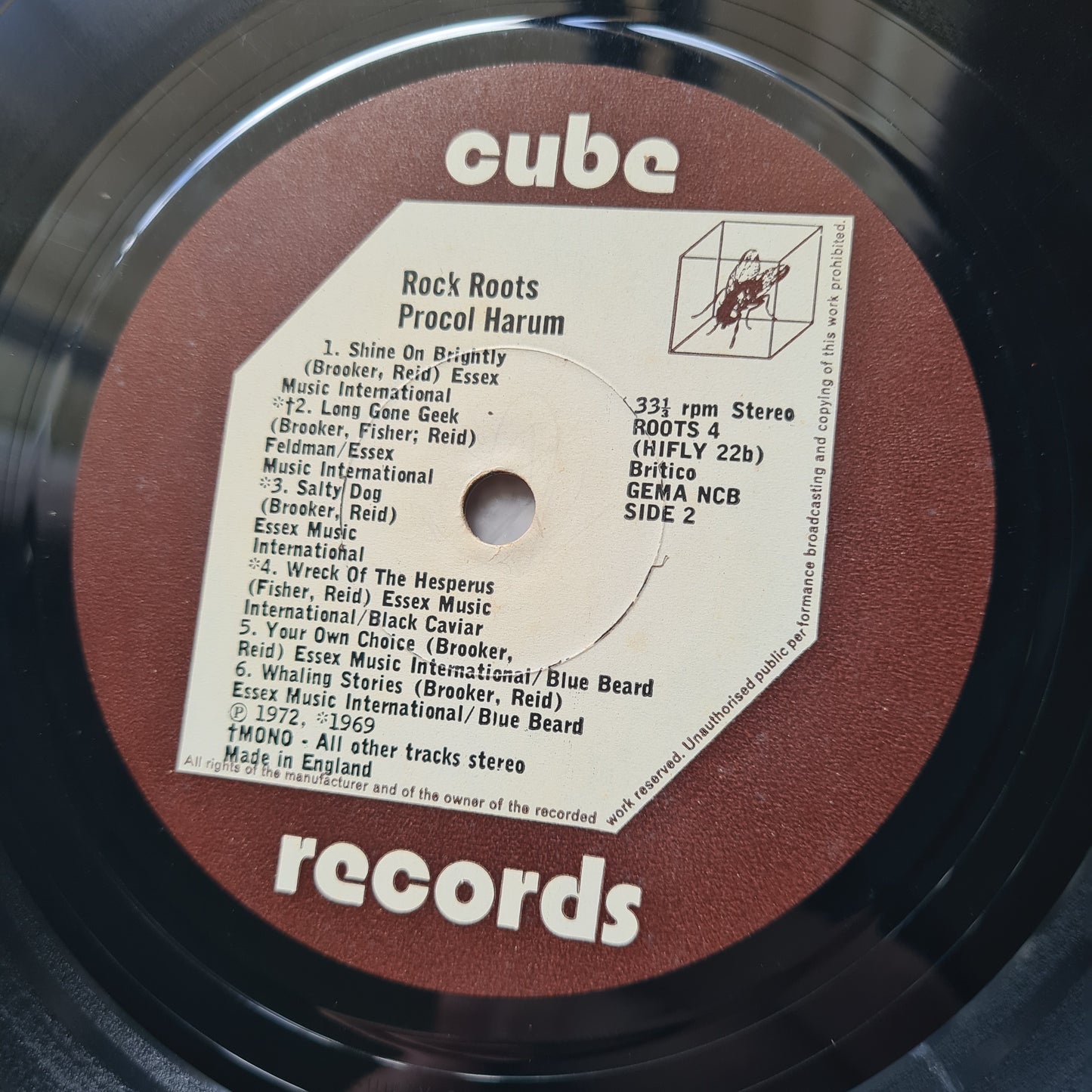 Procol Harum – Rock Roots - 1976 - Vinyl Record LP
