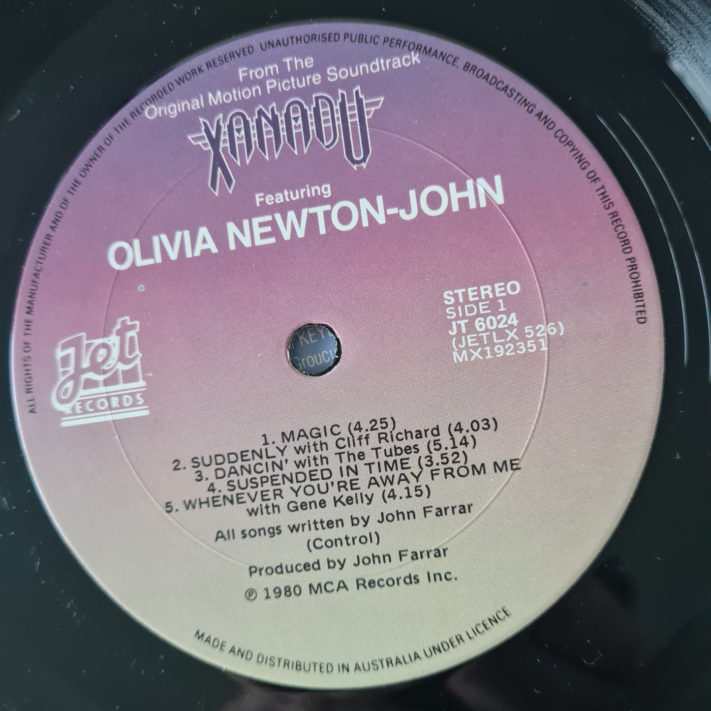 ELO & Olivia Newton John – Xanadu - 1980 (Gatefold) - Vinyl Record LP