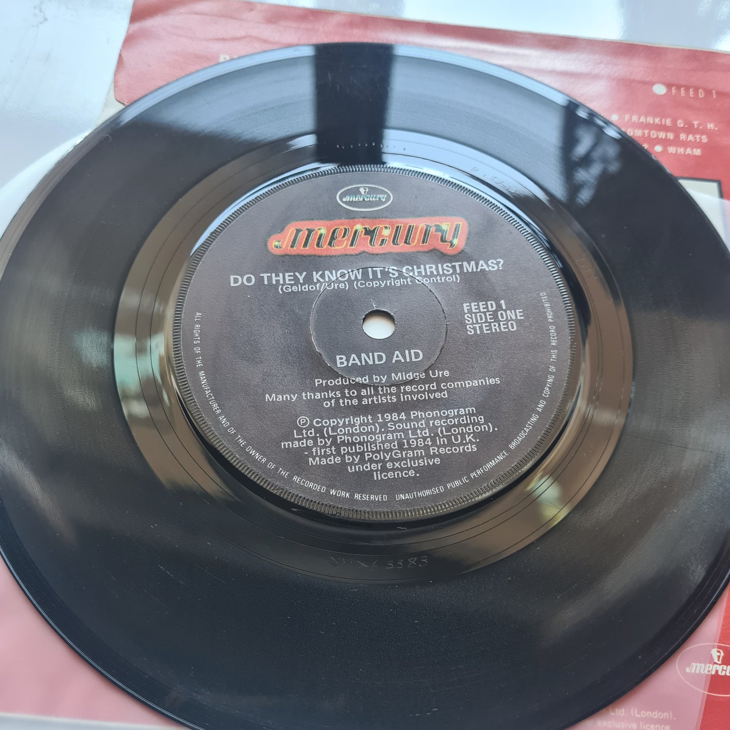 Band Aid – Do They Know It's Christmas? - 1984 - Vinyl Record (7inch Single)