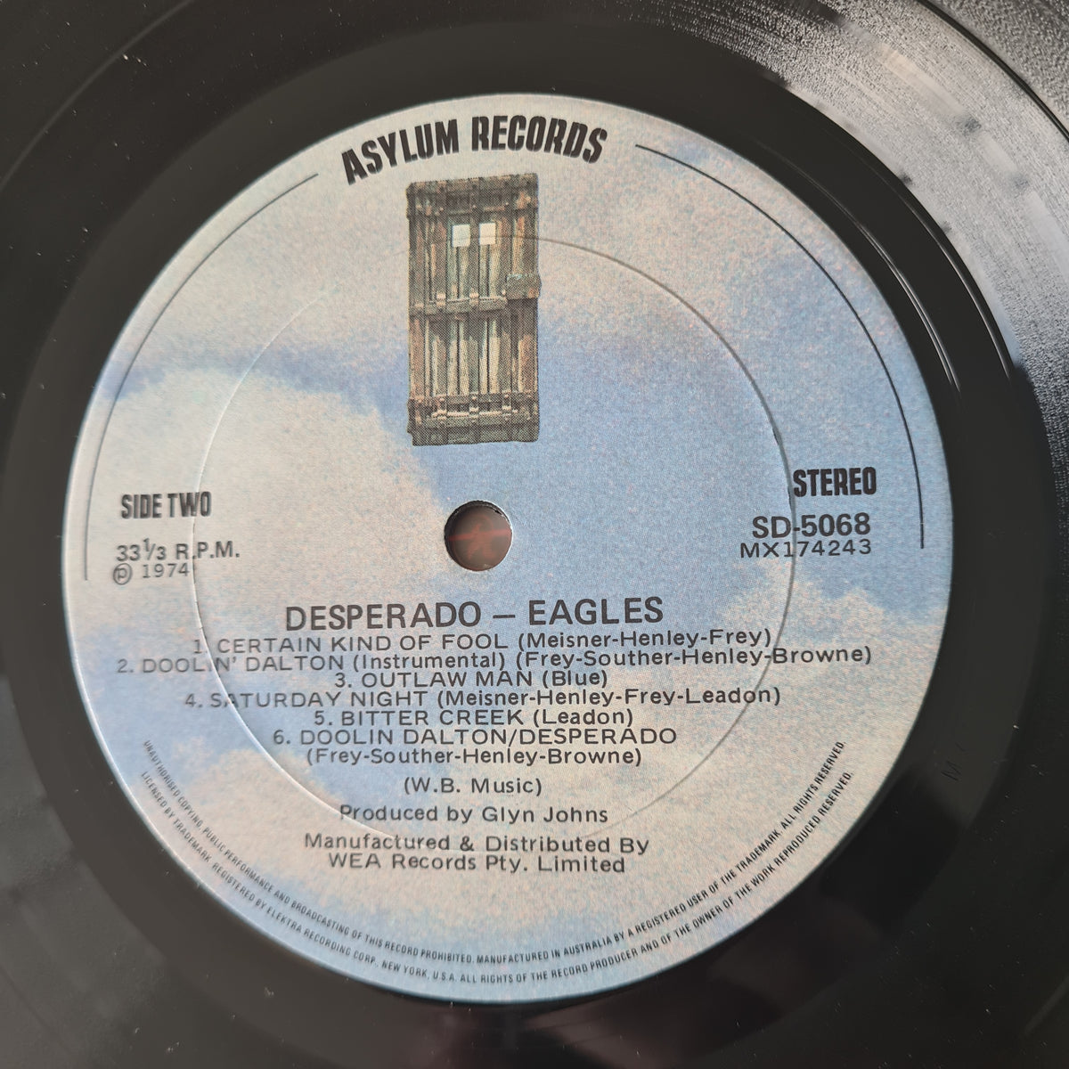 Eagles – Desperado - 1973 (1974 Australian Pressing) - Vinyl Record LP