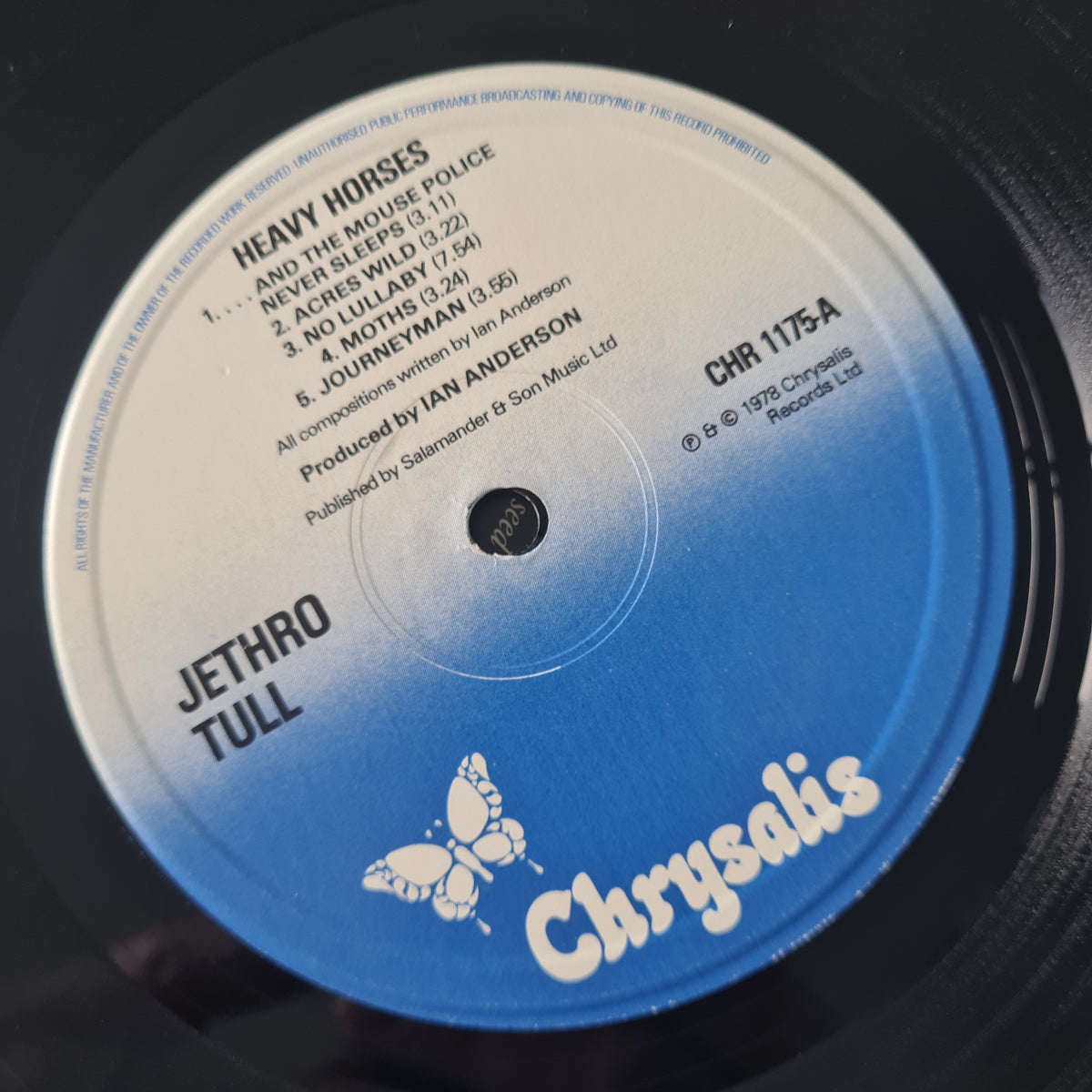 Jethro Tull – Heavy Horses - 1979 - Vinyl Record LP