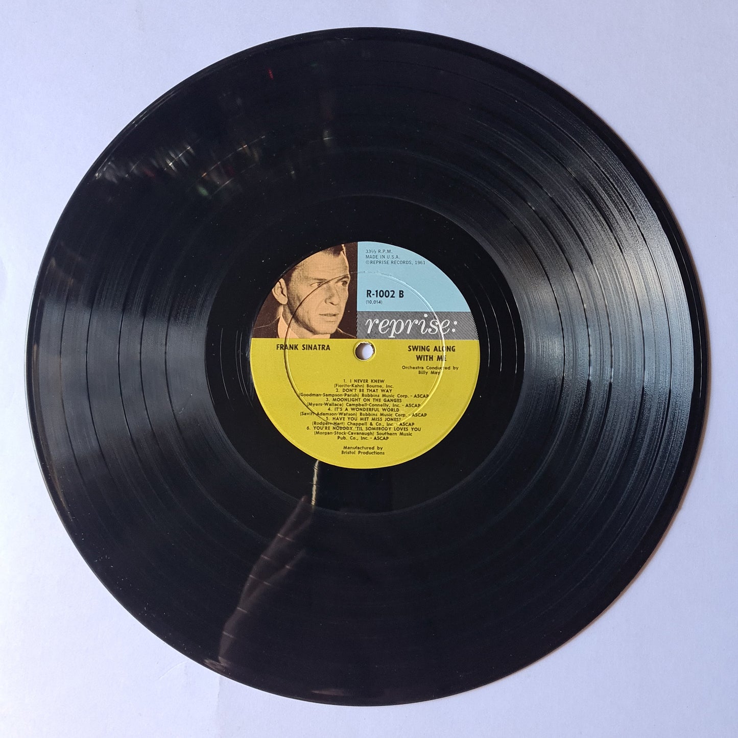 Frank Sinatra – Swing Along With Me - 1961 - Vinyl Record LP - Sound Hound Records