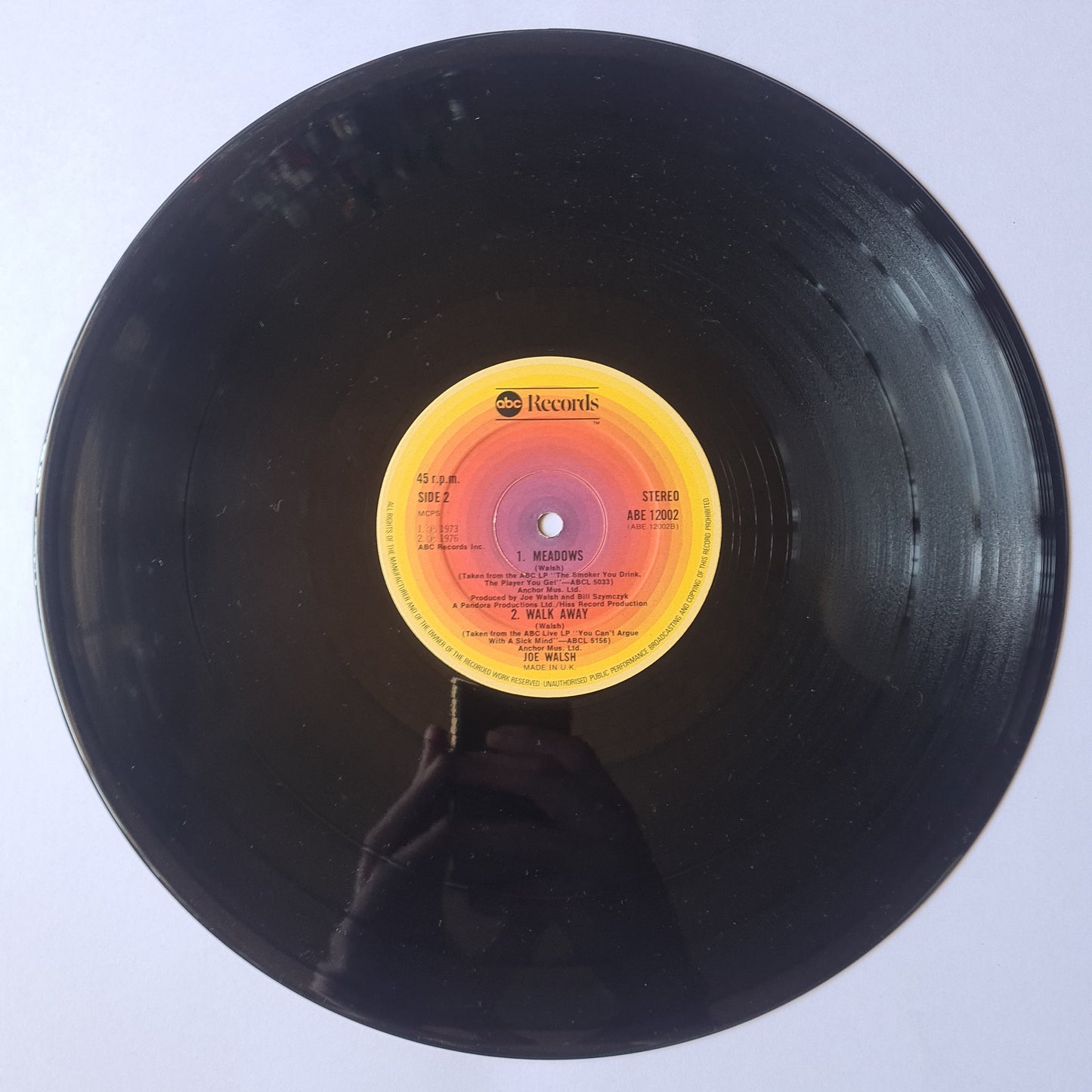 Joe Walsh (Eagles) – Four Tracks From Joe Walsh - 1977 - Vinyl Record EP - Sound Hound Records