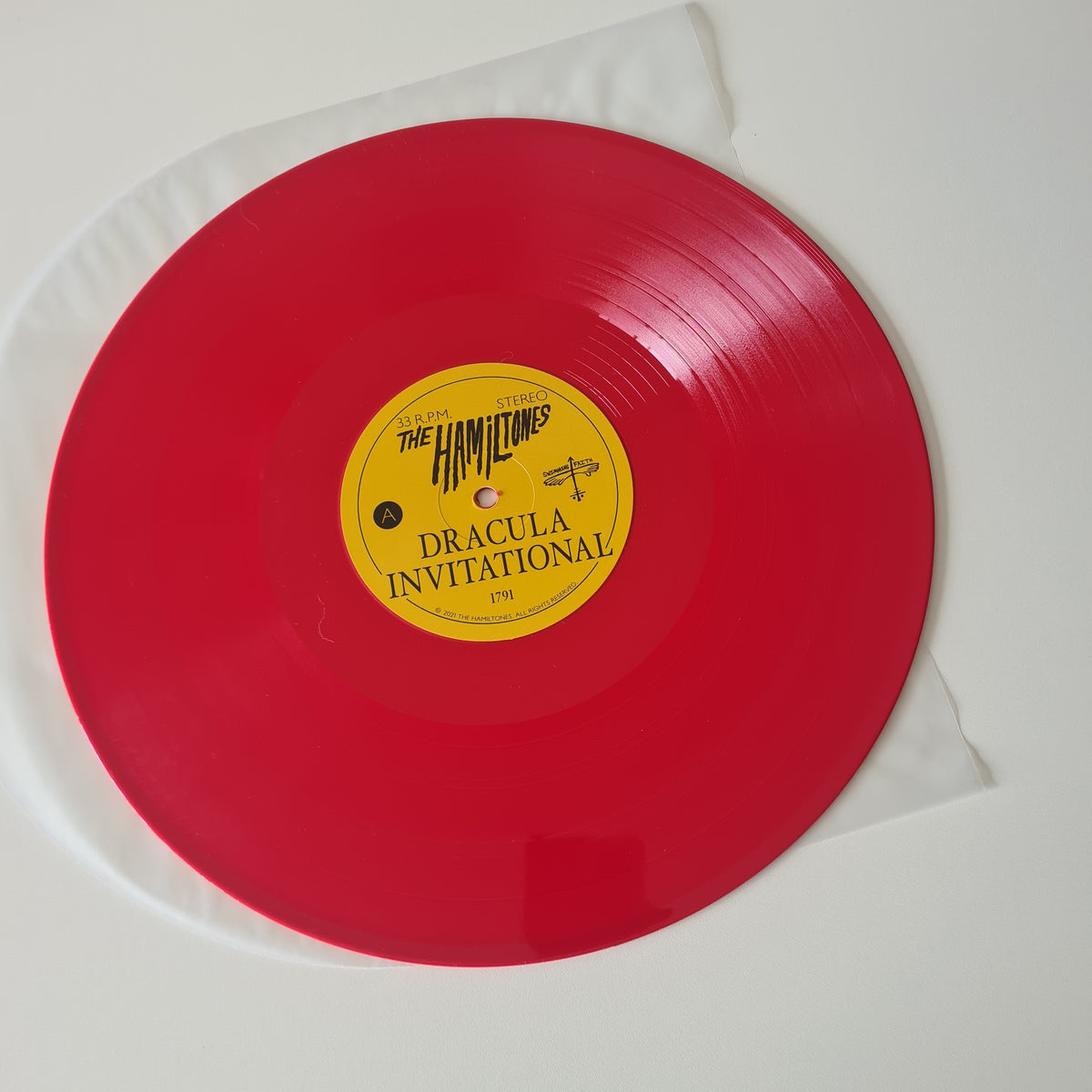 The Hamiltones - Dracula Invitational, 1791 - 2021 (USA Red Vinyl Pressing) - Vinyl Record LP