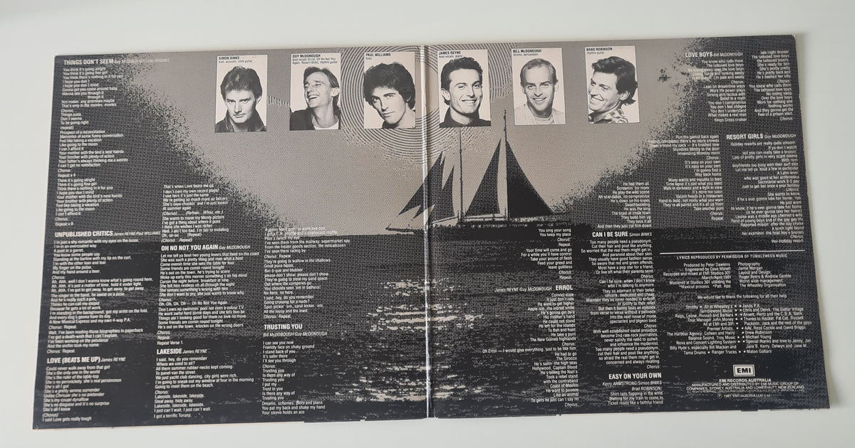 Australian Crawl – Sirocco - 1981 - Vinyl Record LP