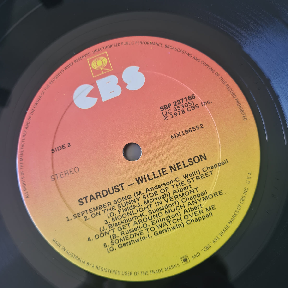 Willie Nelson – Stardust - 1978 - Vinyl Record LP