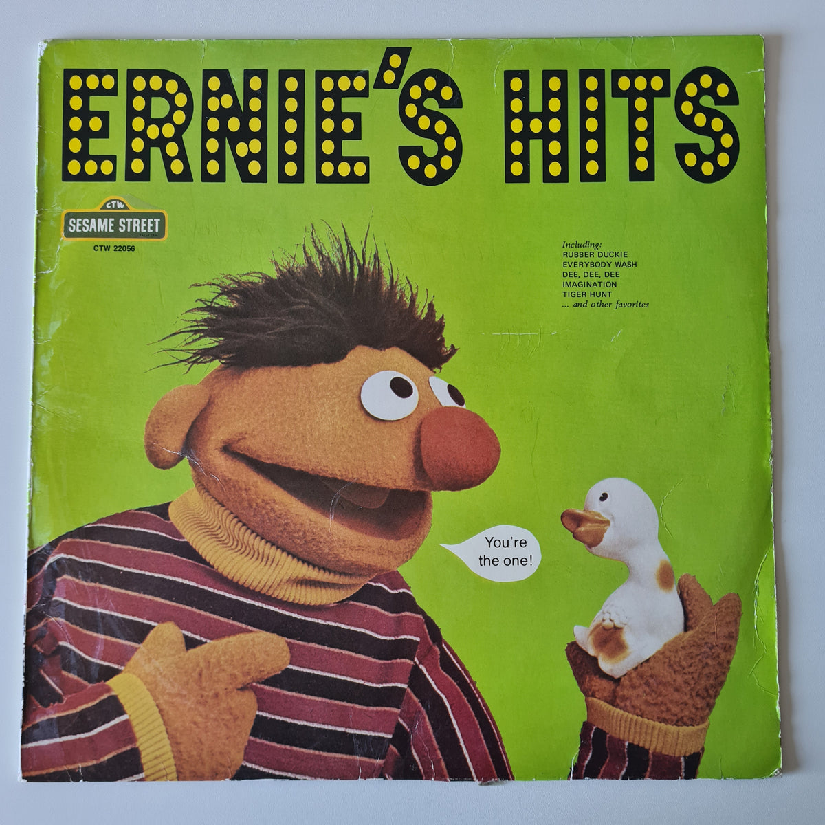 Sesame Street - Ernie's Hits - 1974 - Vinyl Record LP
