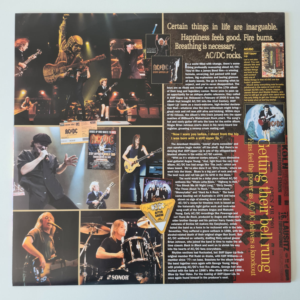 AC/DC – Stiff Upper Lip - 2000 (2014 European Pressing) - Vinyl Record LP