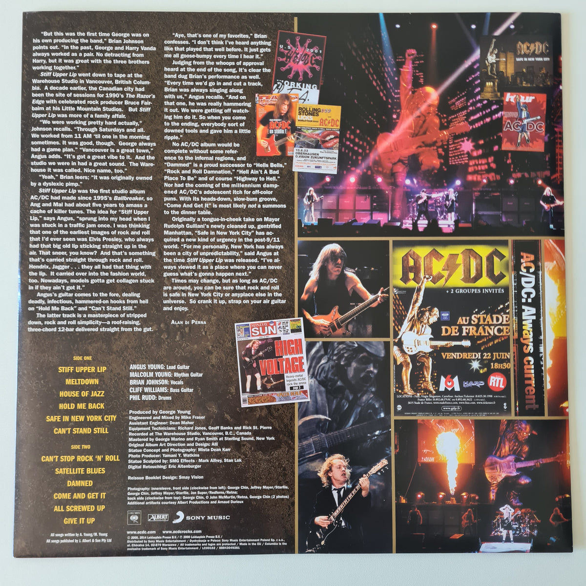 AC/DC – Stiff Upper Lip - 2000 (2014 European Pressing) - Vinyl Record LP