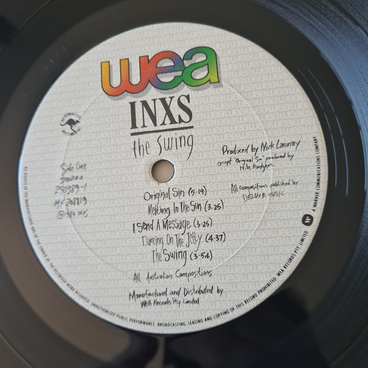 INXS – The Swing - 1984 (First Australian Pressing) - Vinyl Record LP