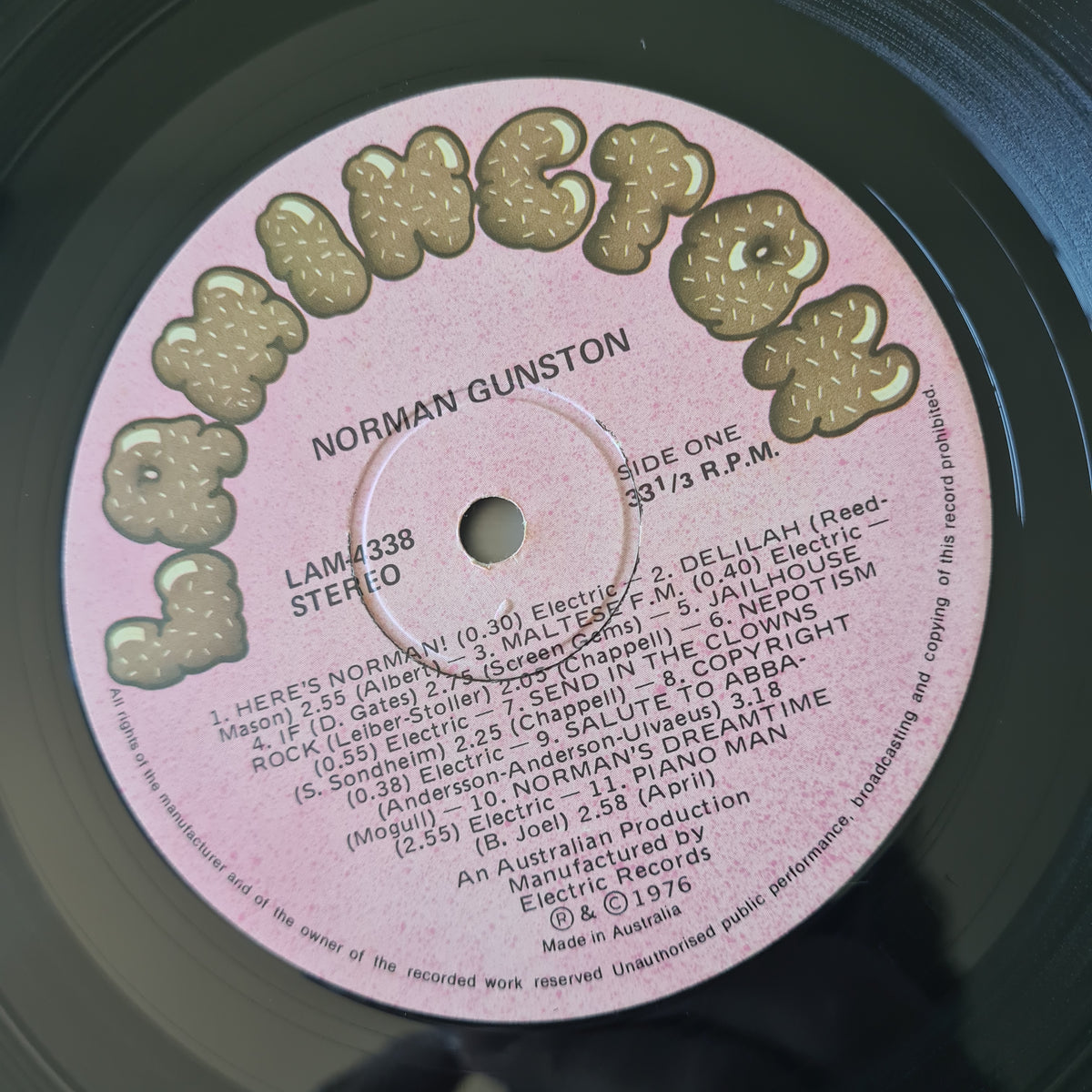 Norman Gunston – The Popular Ballad Animal - 1976 - Vinyl Record LP (Australian Comedy)