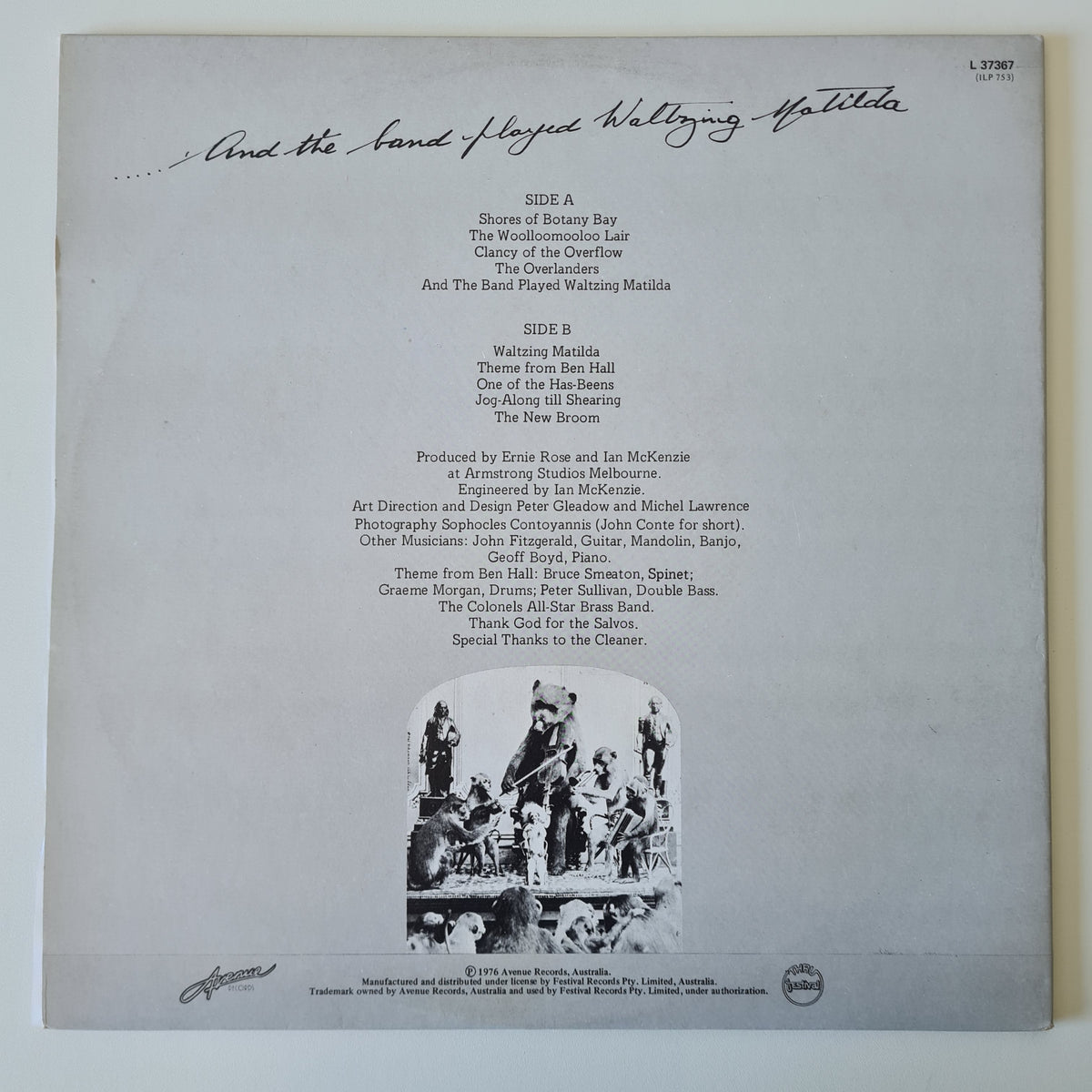 The Bushwackers Band – And The Band Played Waltzing Matilda - 1976 (1980 Australian Pressing) - Vinyl Record LP