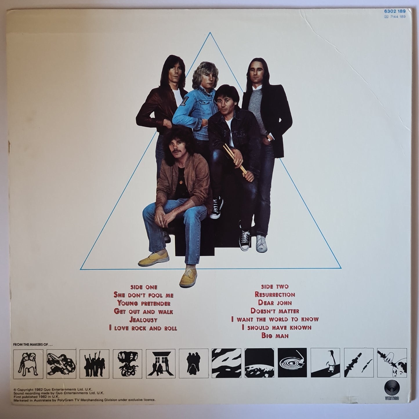 Status Quo – 1+9+8+2= X - 1982 - Vinyl Record LP