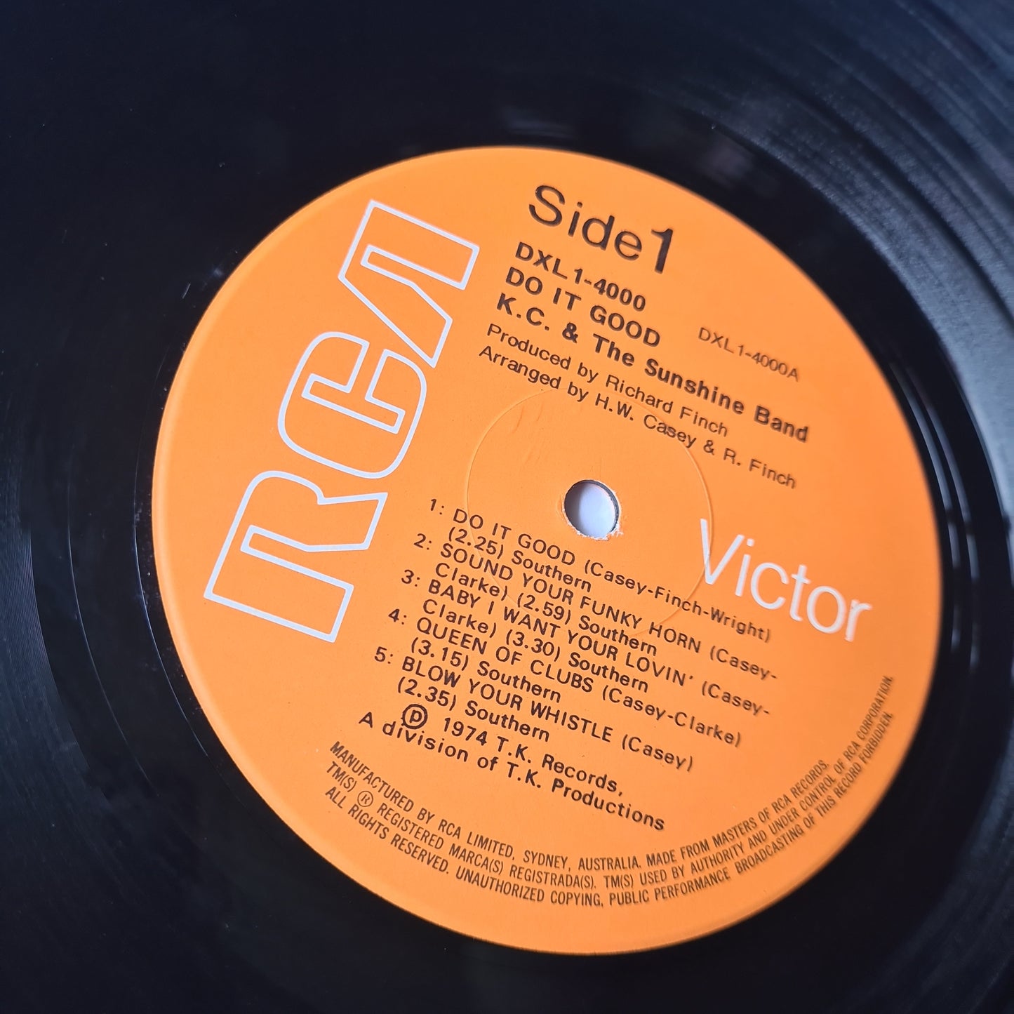 KC & The Sunshine Band – Do It Good - 1974 - Vinyl Record LP