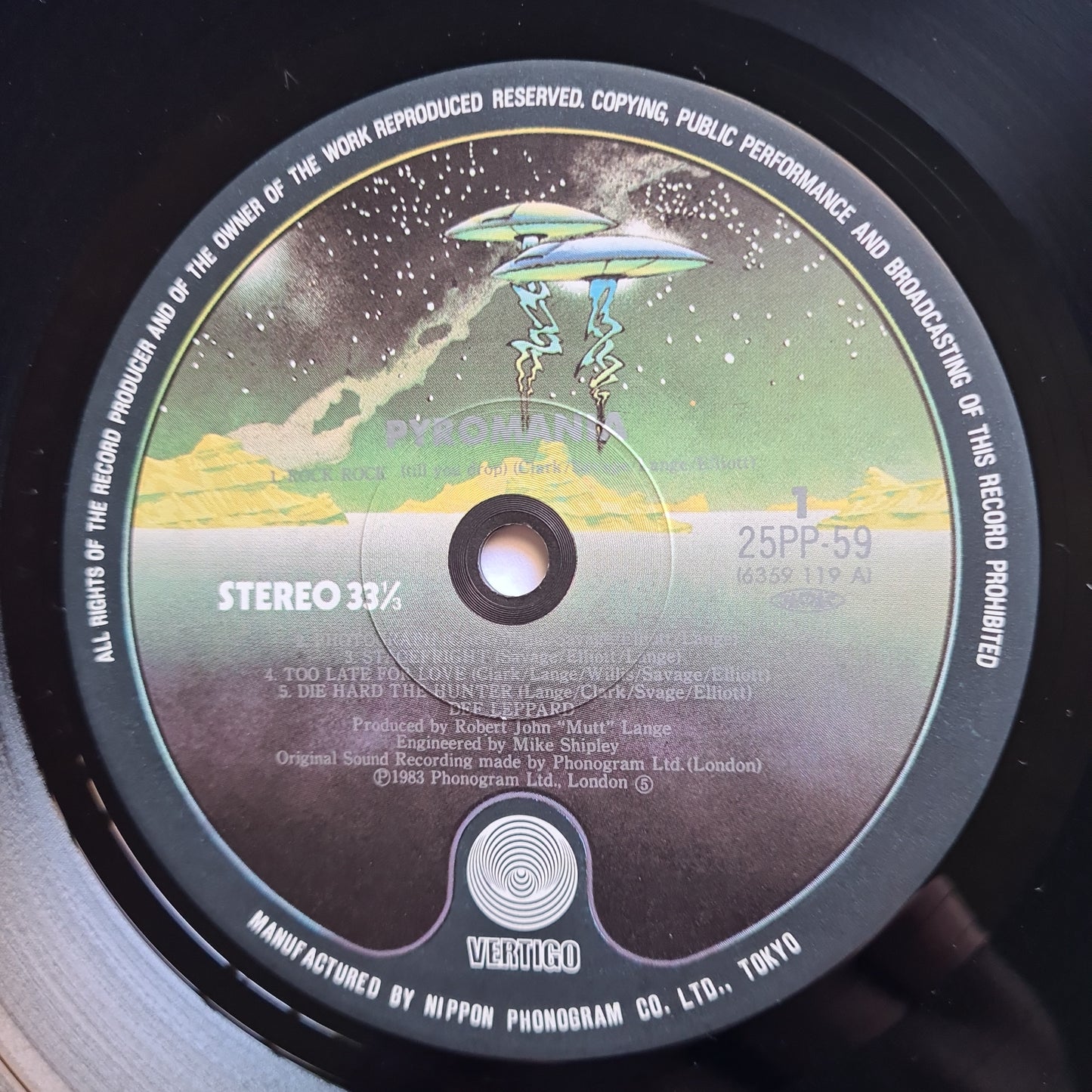 Def Leppard – Pyromania - 1983 Japanese Pressing - Vinyl Record LP