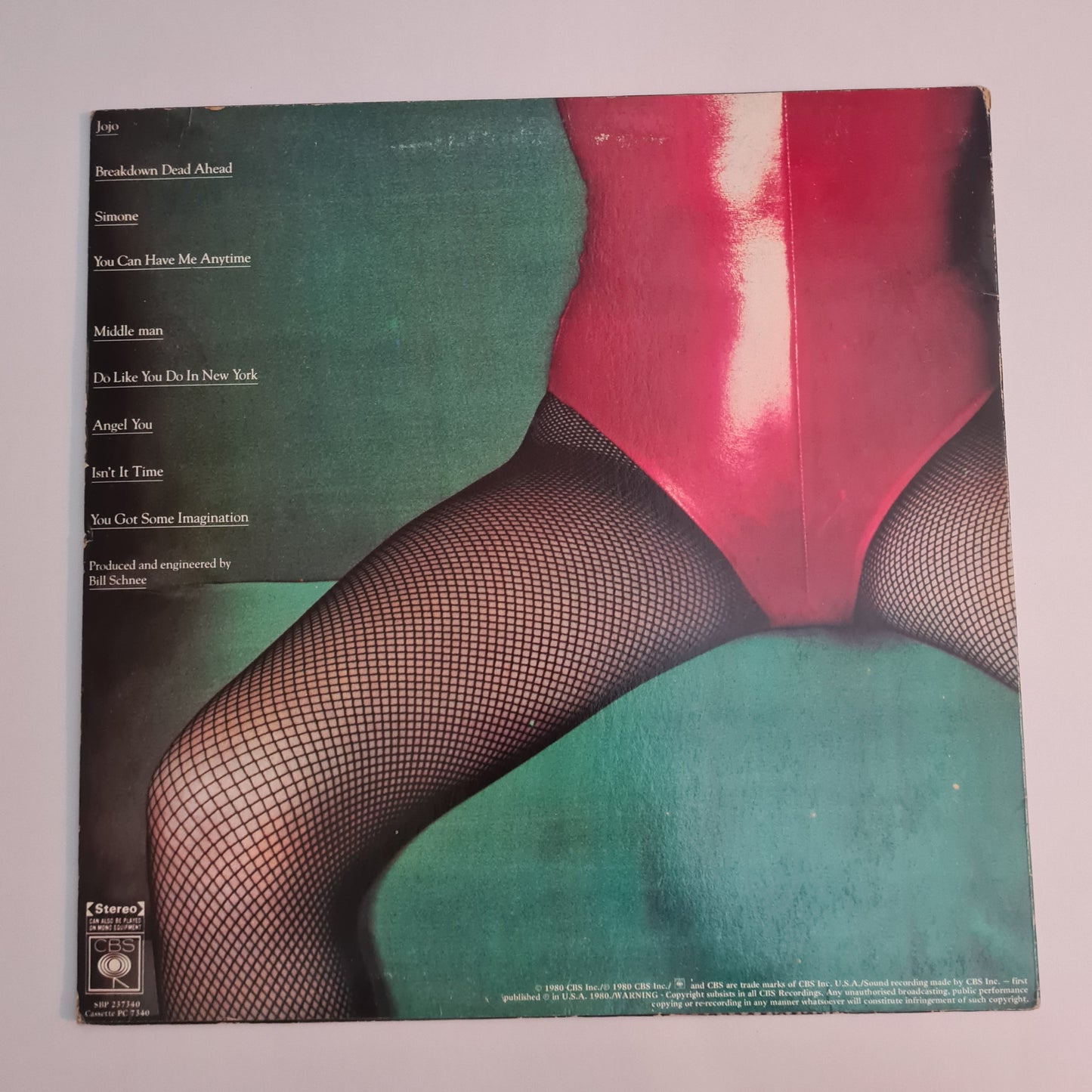 Boz Scaggs - Middle Man - 1980 - Vinyl Record LP