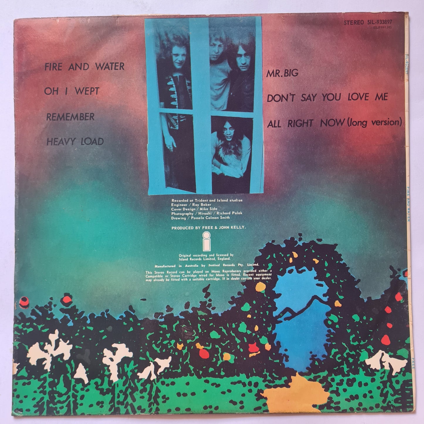 Free – Fire & Water - 1970 (Australian pressing) - Vinyl Record LP