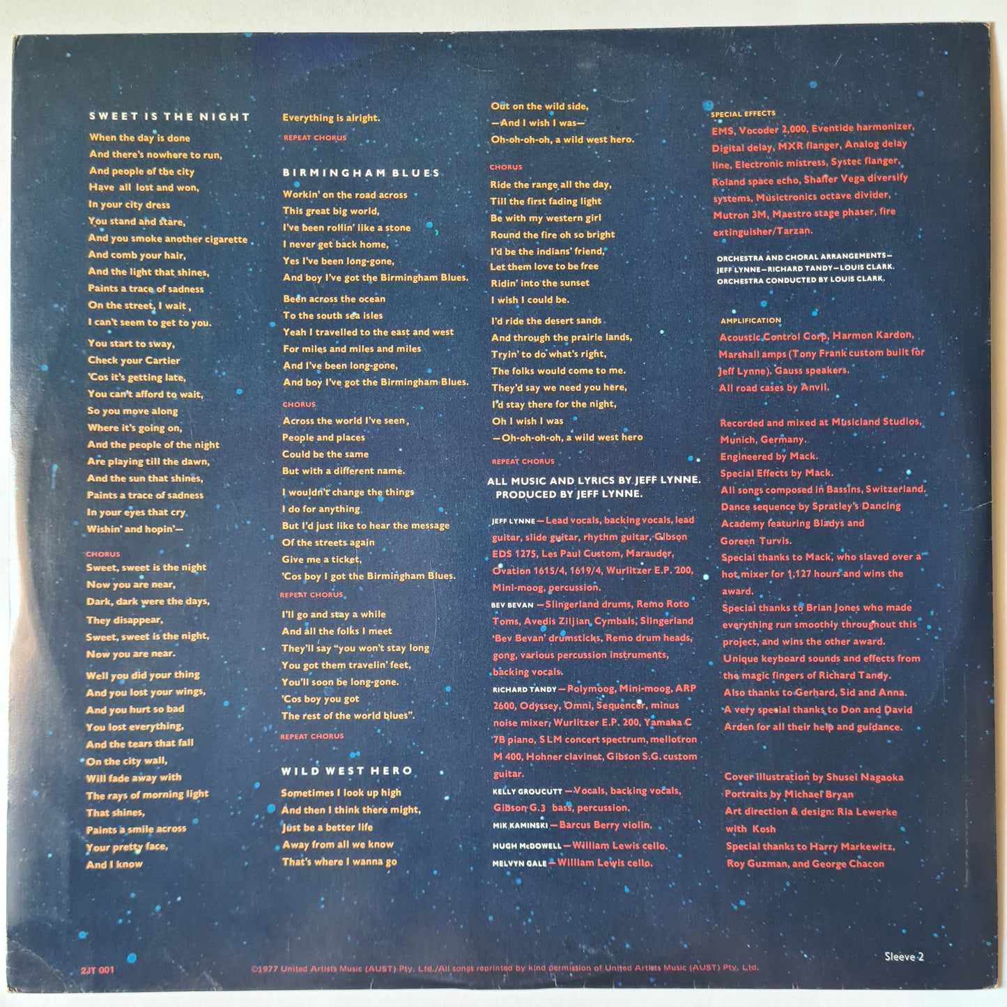 ELO – Out Of The Blue - 1977 (Gatefold) with poster) - Vinyl Record 2LP