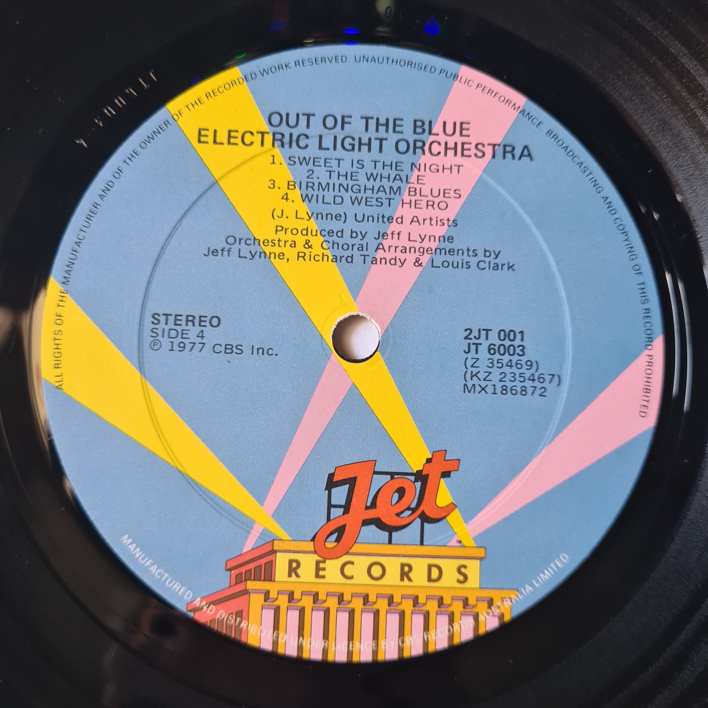 ELO – Out Of The Blue - 1977 (Gatefold) with poster) - Vinyl Record 2LP