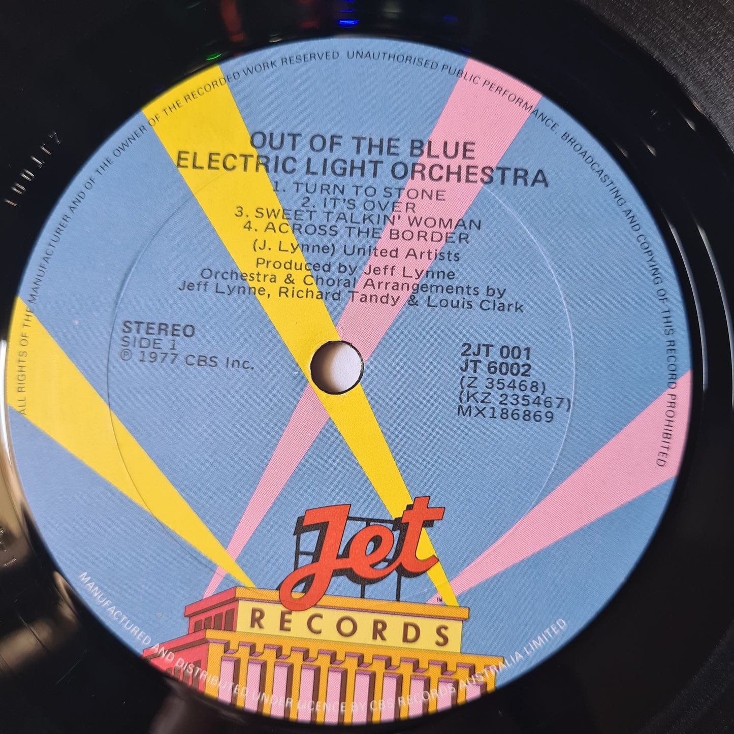 ELO – Out Of The Blue - 1977 (Gatefold) with poster) - Vinyl Record 2LP