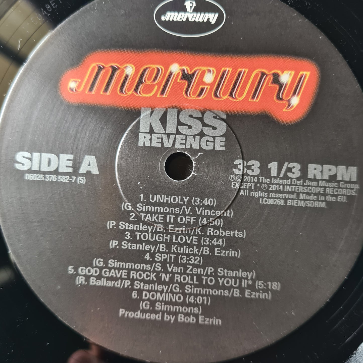 KISS – Revenge - 1992 (2014 Europe Re-Press) - Vinyl Record LP