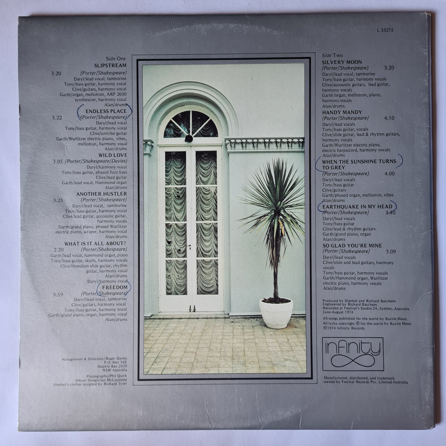 Sherbet – Slipstream- 1974 (Gatefold) - Vinyl Record LP