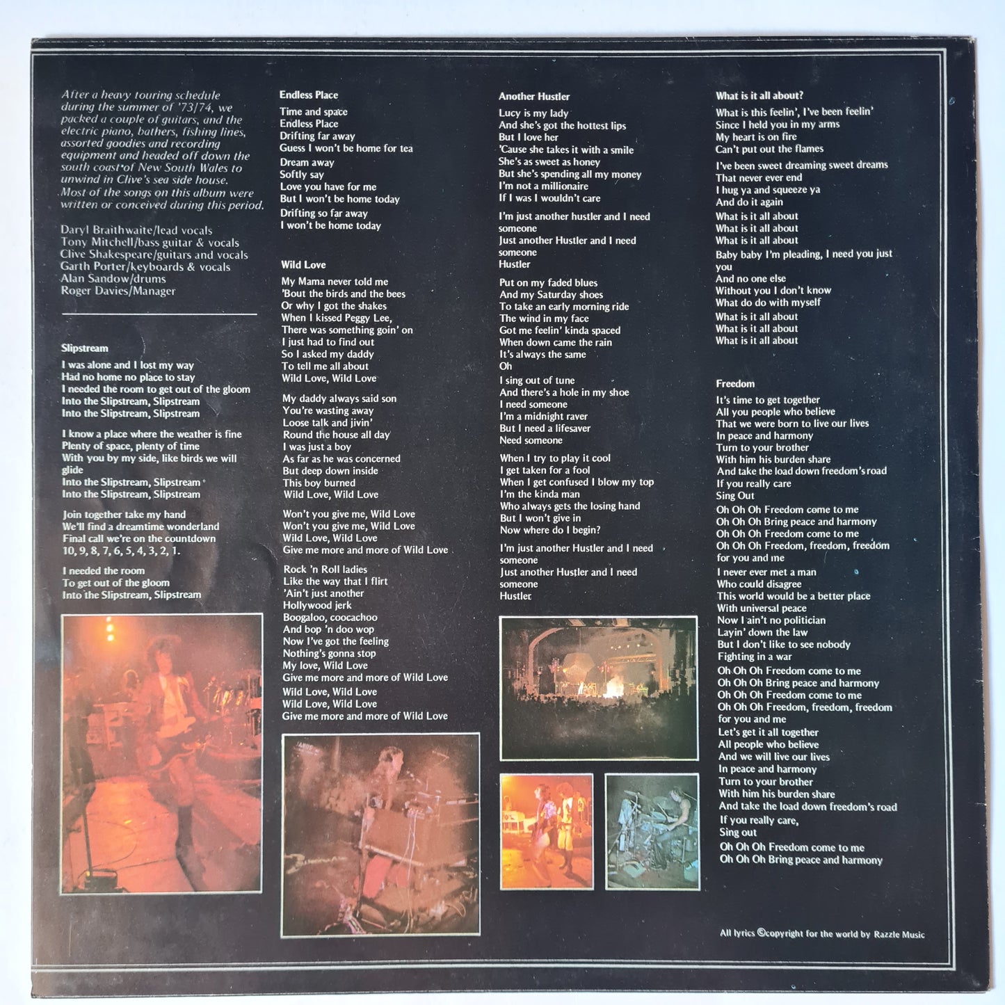 Sherbet – Slipstream- 1974 (Gatefold) - Vinyl Record LP