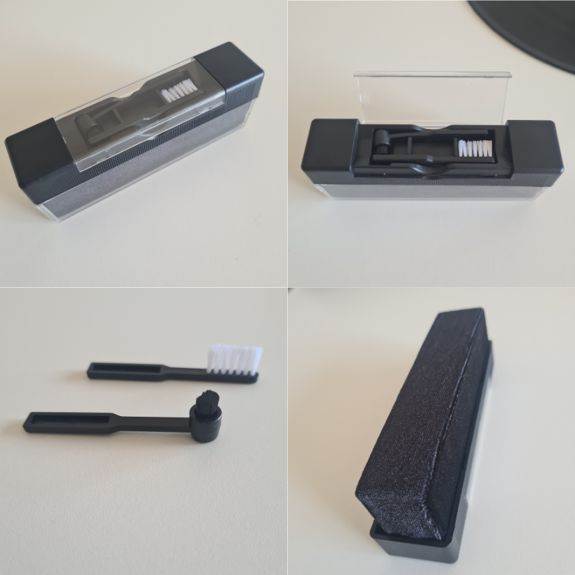 3-in-1 Vinyl Record Cleaning Set: Velvet Brush, Stylus Brush, Anti-Static Brush - FREE POSTAGE -