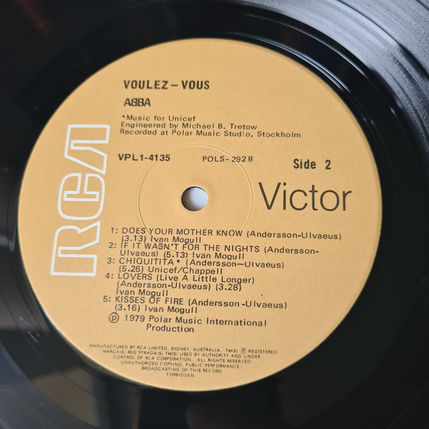 ABBA – Voulez-Vous - 1979 - Vinyl Record LP - Sound Hound Records