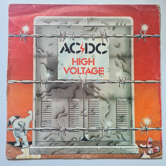 AC/DC – High Voltage - 1975 (Blue Roo, Broonzy,\Young-Young-Scott Pressing) - Vinyl Record LP *RARE* - Sound Hound Records