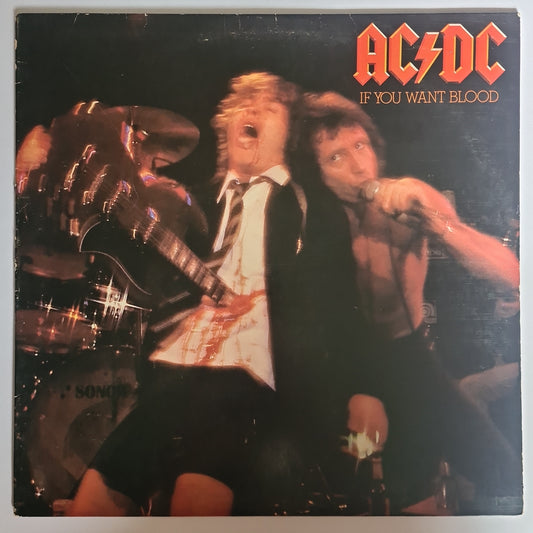 AC/DC – If You Want Blood - 1978 (USA Pressing) - Vinyl Record LP - Sound Hound Records