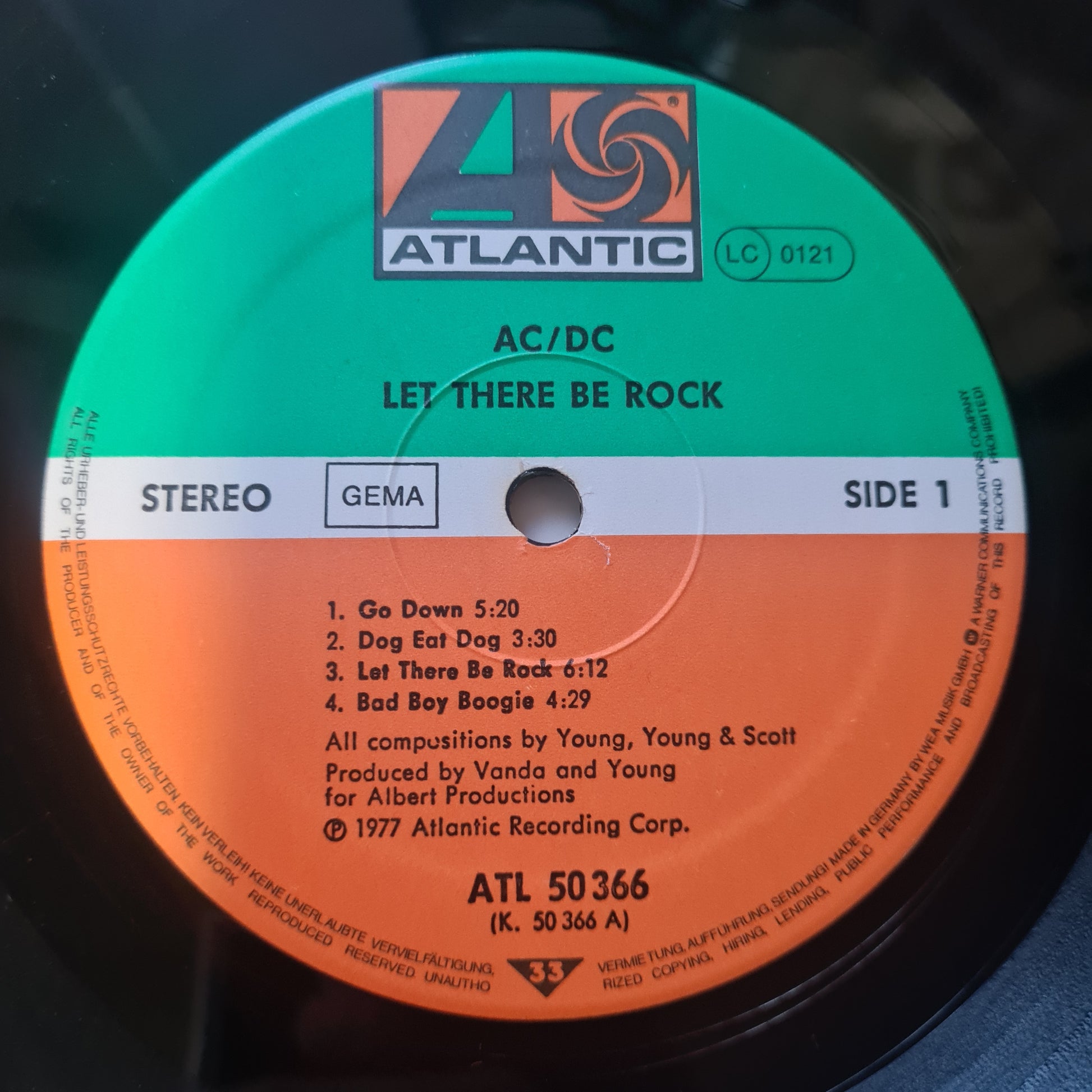 AC/DC – Let there Be Rock - 1977 (German Pressing) - Vinyl Record LP - Sound Hound Records