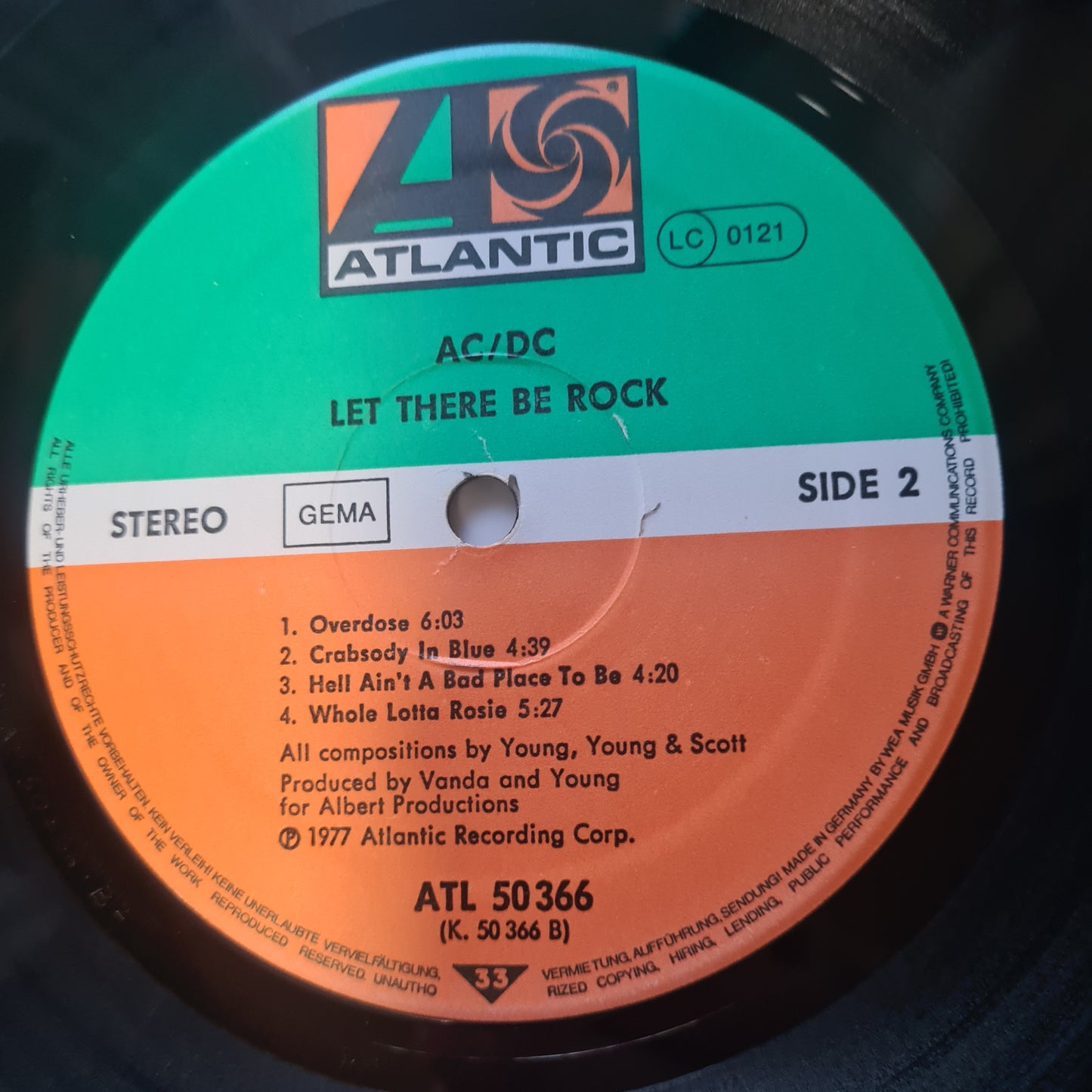 AC/DC – Let there Be Rock - 1977 (German Pressing) - Vinyl Record LP - Sound Hound Records