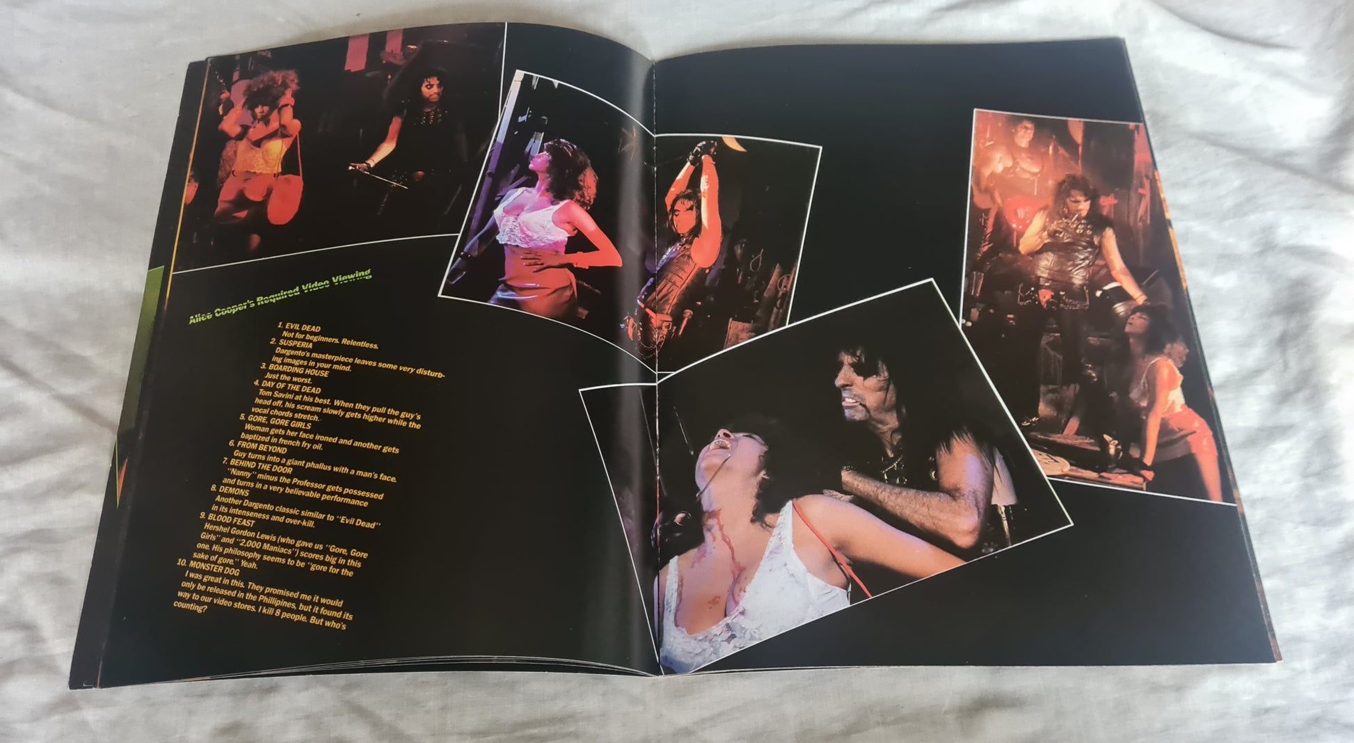 ALICE COOPER- 1987 RAISE YOUR FIST AND YELL TOUR - TOUR BOOK- PROGRAM - Sound Hound Records