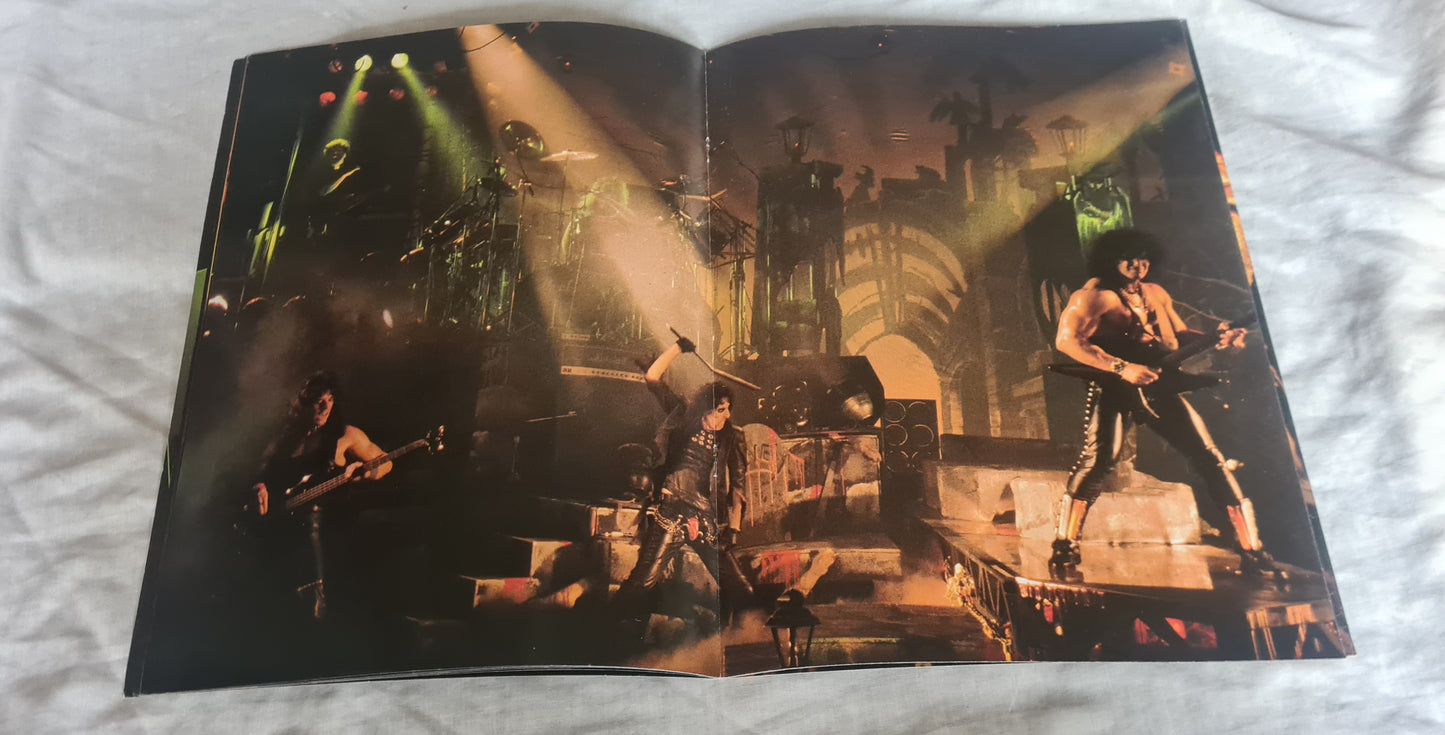 ALICE COOPER- 1987 RAISE YOUR FIST AND YELL TOUR - TOUR BOOK- PROGRAM - Sound Hound Records