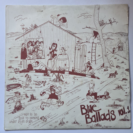 ARGUS TUFT - BLUE BALLADS VOL.1 (RARE AUSTRALIAN 18+ COMEDY ALBUM) - Vinyl Record LP - Sound Hound Records