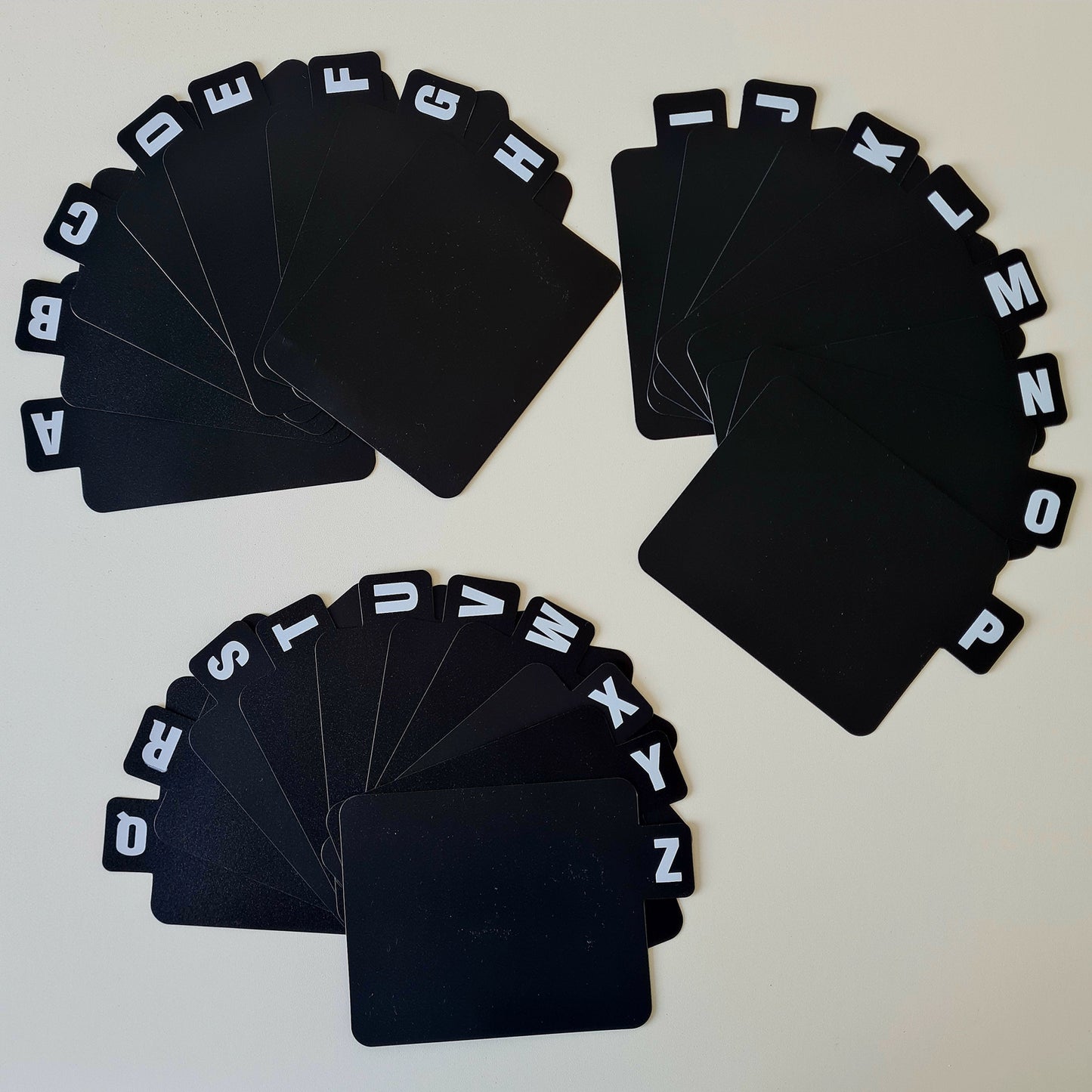 A–Z Plastic CD Dividers (26 Pieces) – Alphabetical CD Organiser Tabs - Free Postage