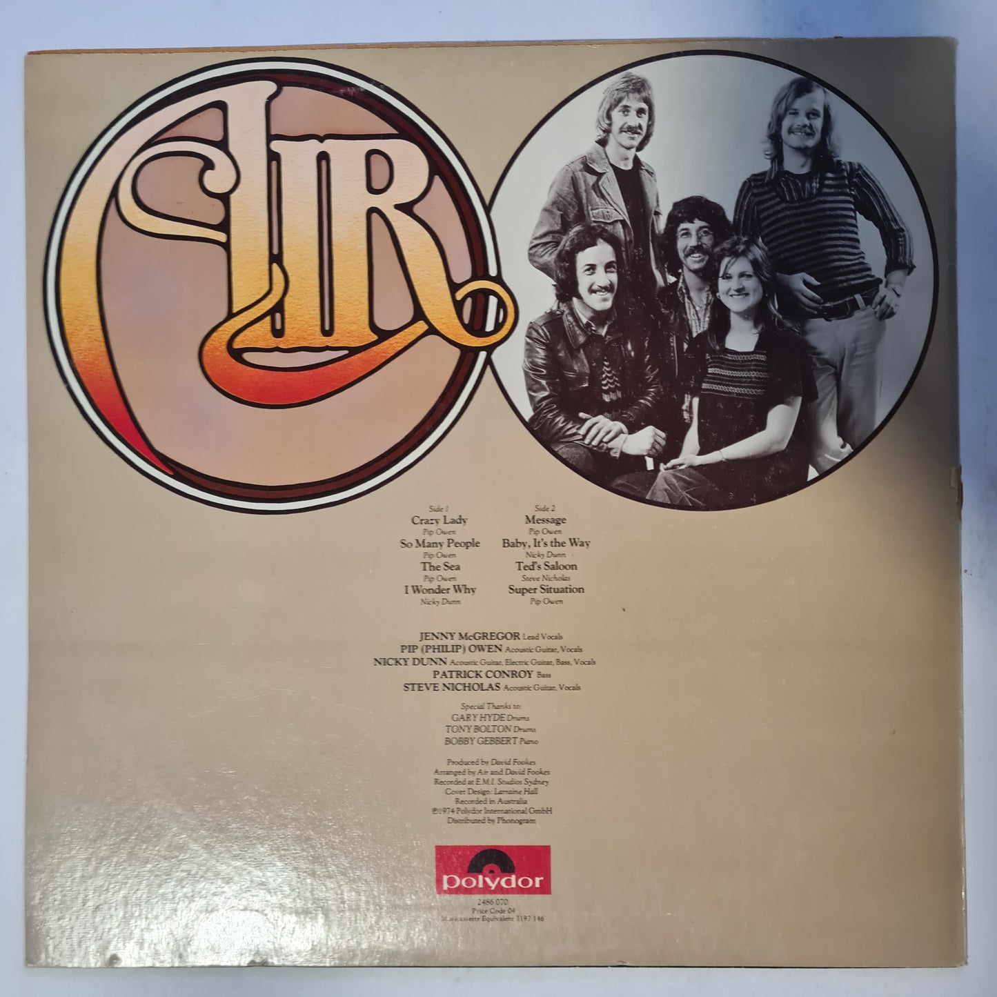 Air – Air - 1974 - Vinyl Record LP - Sound Hound Records